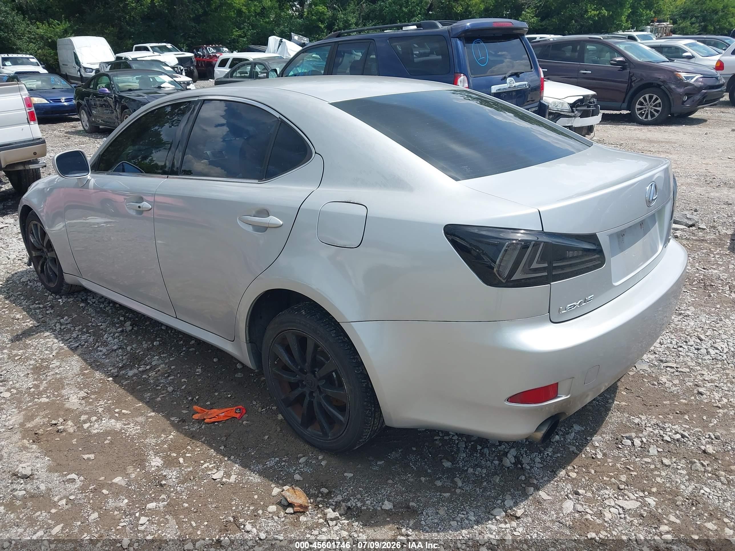 2006 Lexus Is 250   Silver vin: JTHCK262665002793