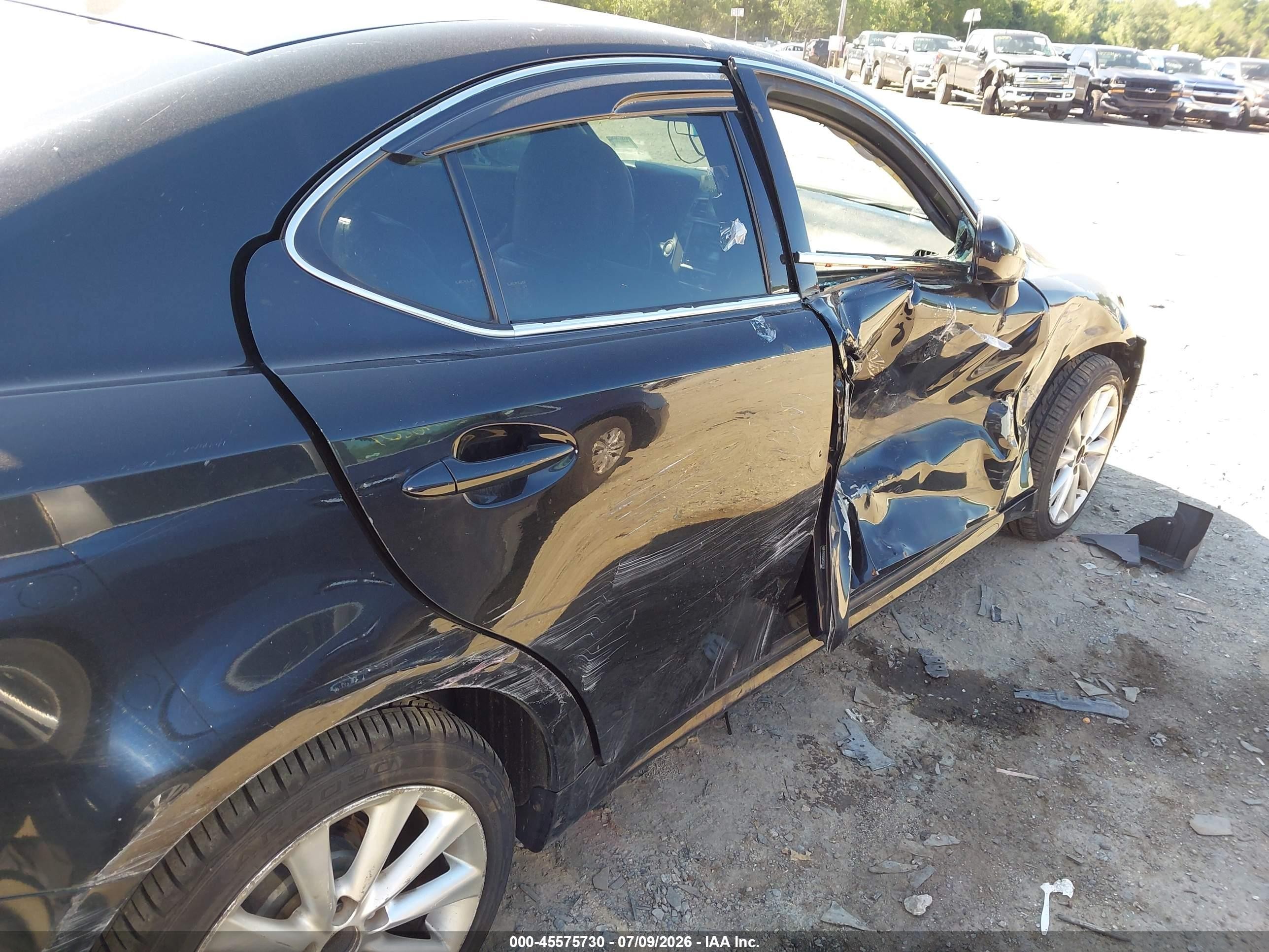 2007 Lexus Is 250   Black vin: JTHCK262672010122