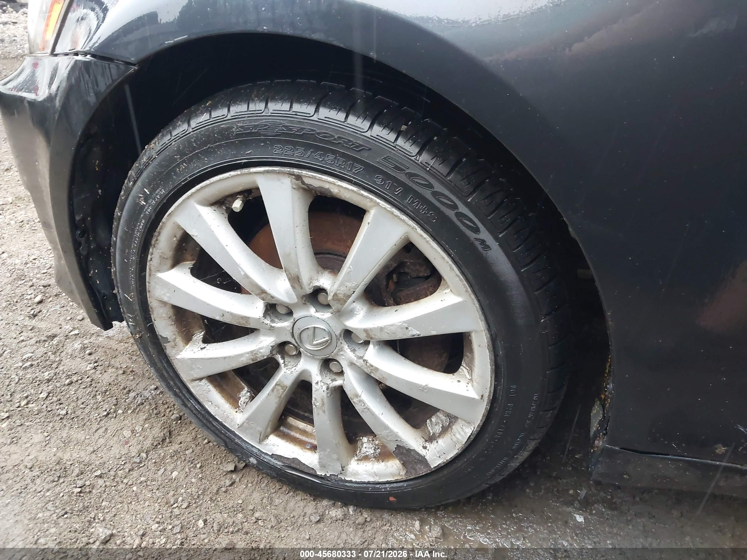 2007 Lexus Is 250   Black vin: JTHCK262672010265
