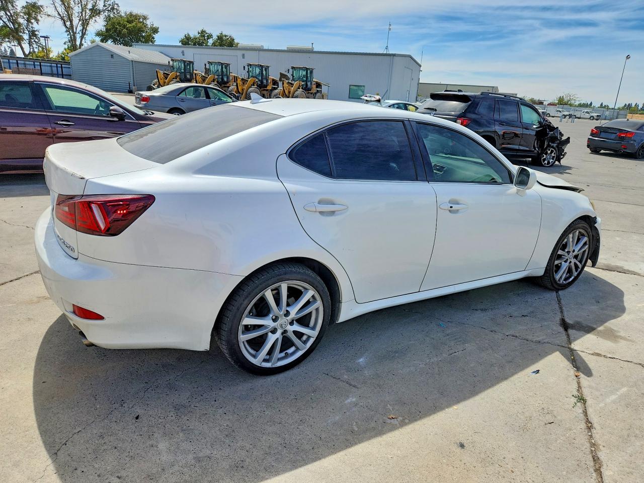 2007 Lexus Is 250 White vin: JTHCK262672016857