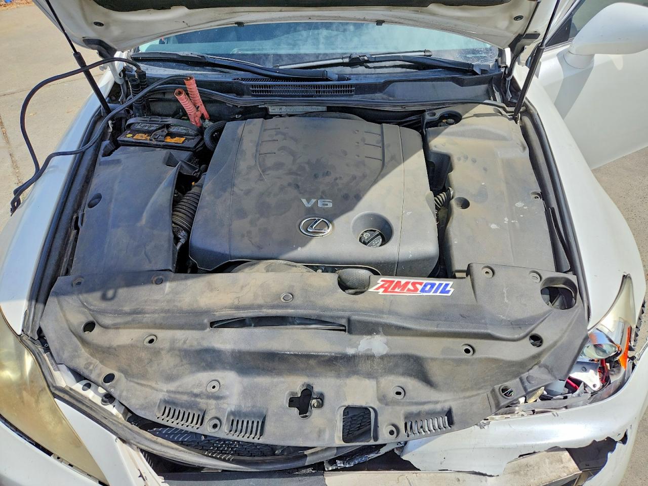 2007 Lexus Is 250 White vin: JTHCK262672016857
