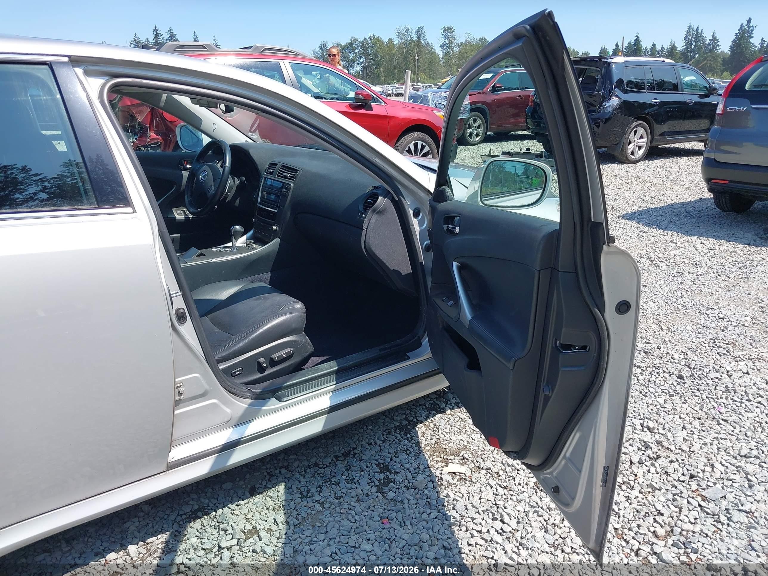 2007 Lexus Is 250   Silver vin: JTHCK262672019788
