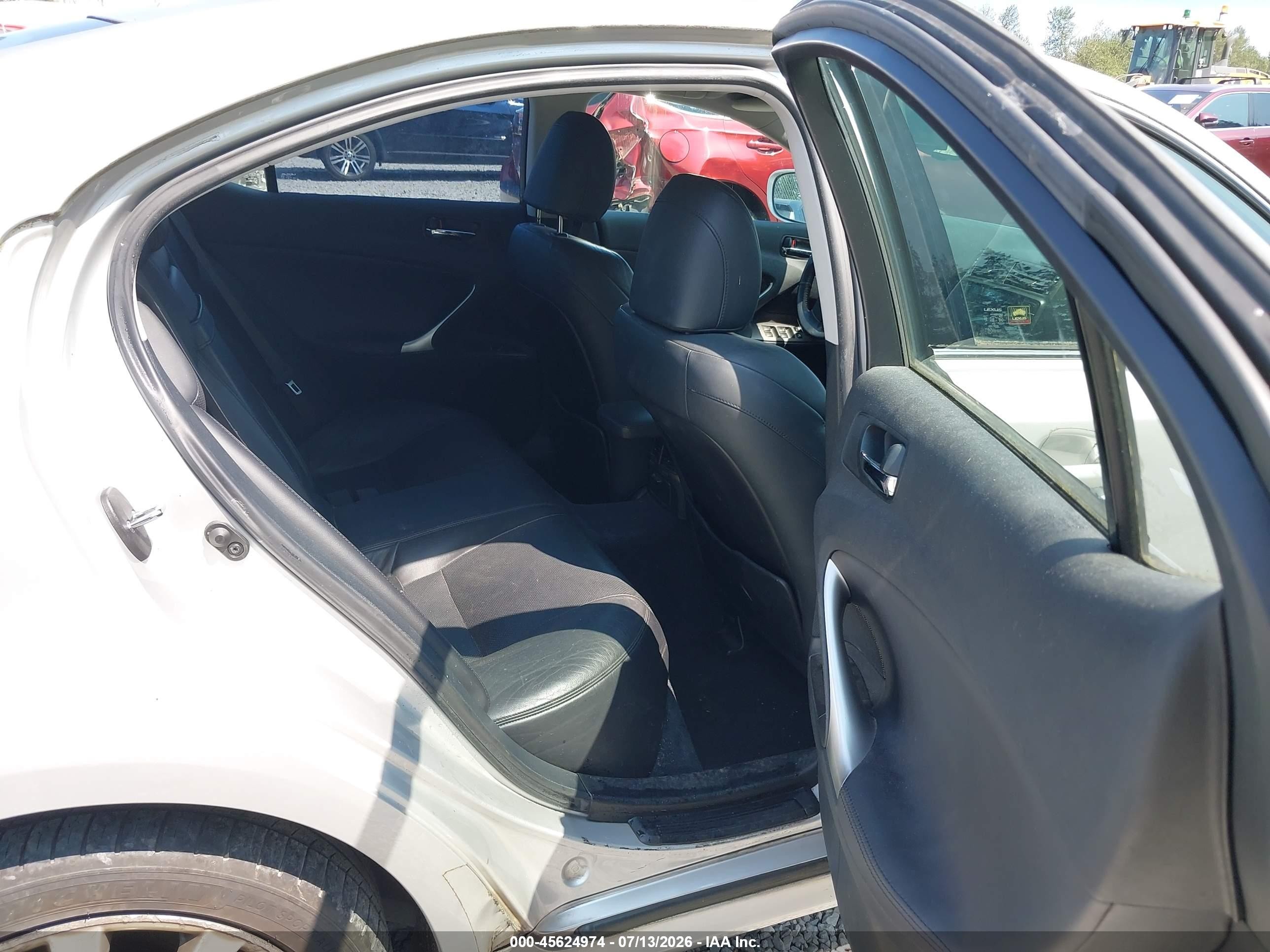 2007 Lexus Is 250   Silver vin: JTHCK262672019788