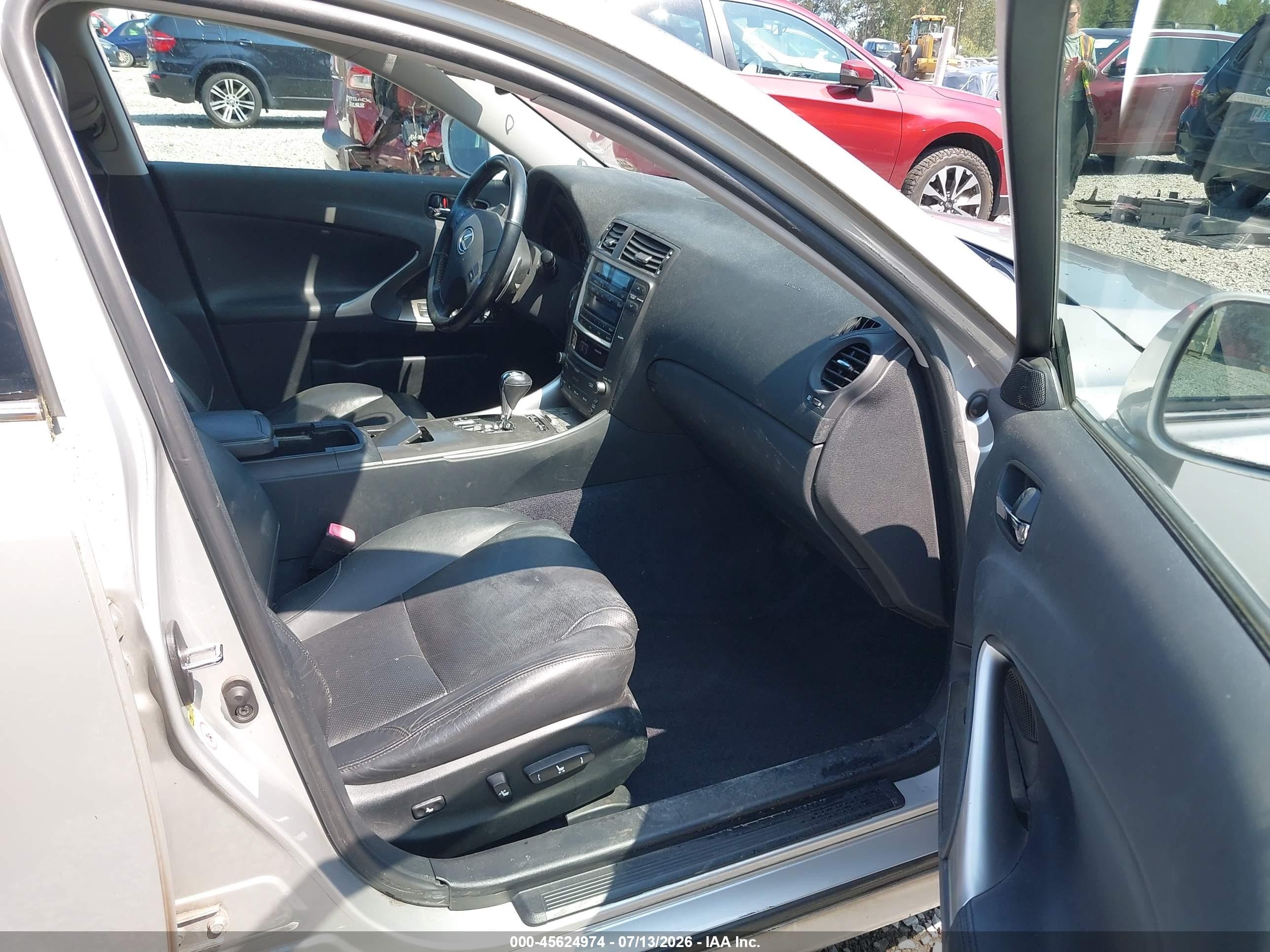 2007 Lexus Is 250   Silver vin: JTHCK262672019788