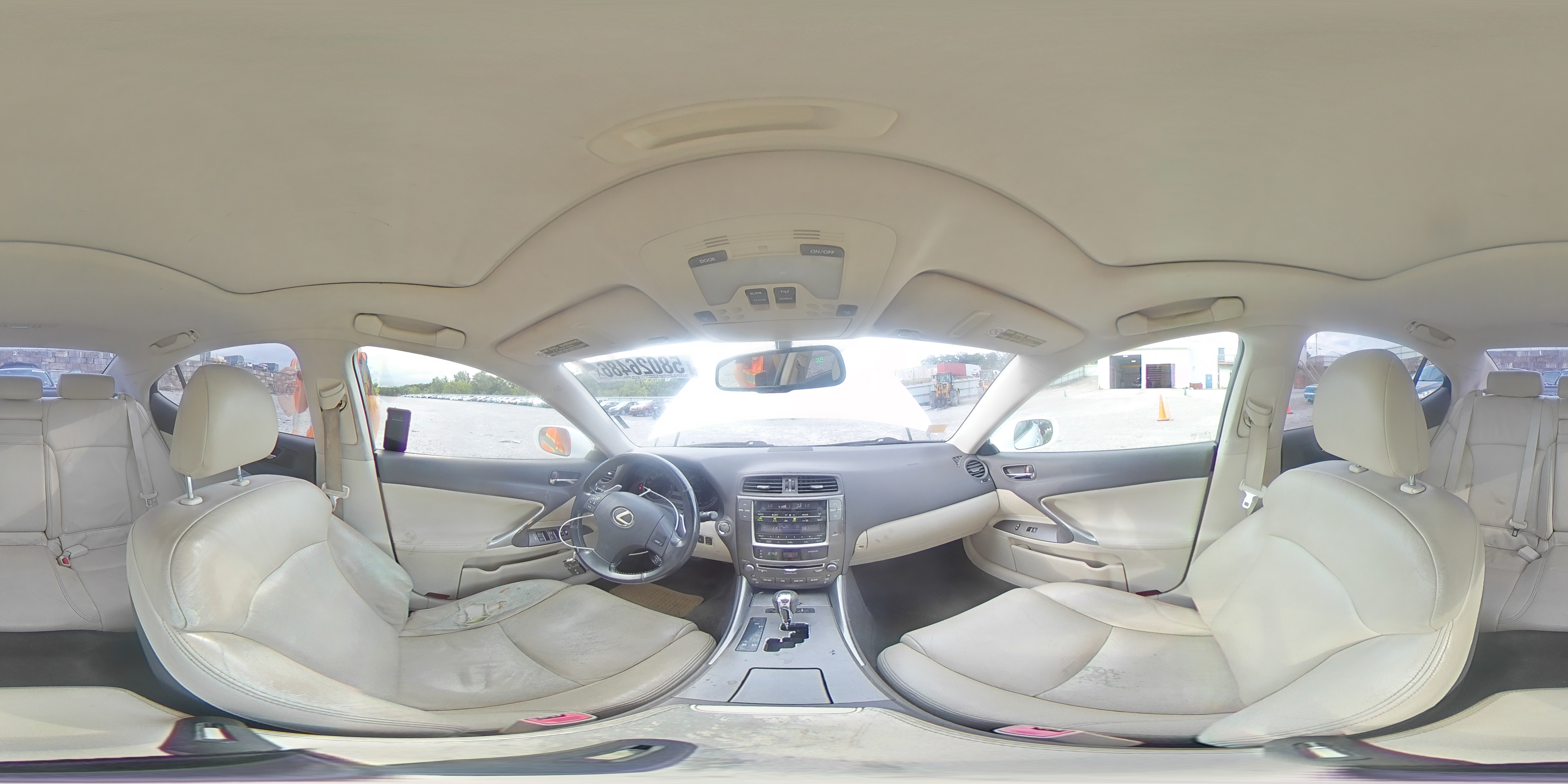 2009 Lexus Is 250 Silver vin: JTHCK262692027988