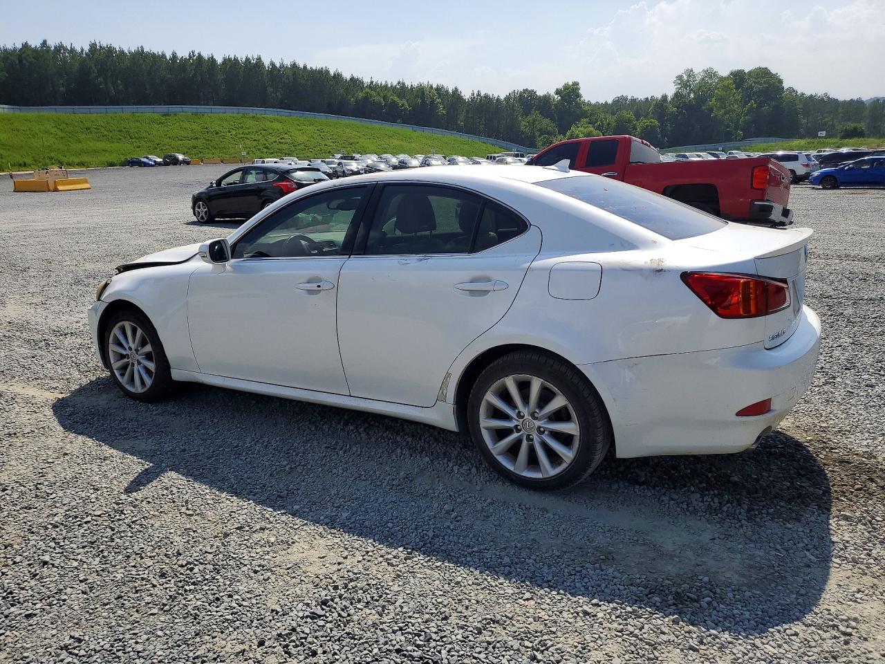 2009 Lexus Is 250 White vin: JTHCK262692031328