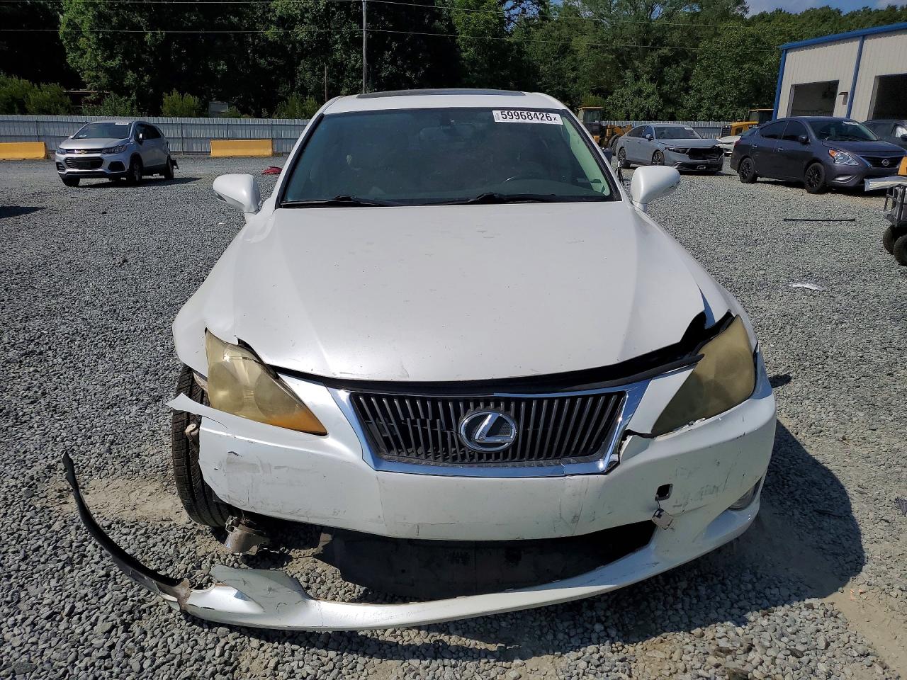 2009 Lexus Is 250 White vin: JTHCK262692031328