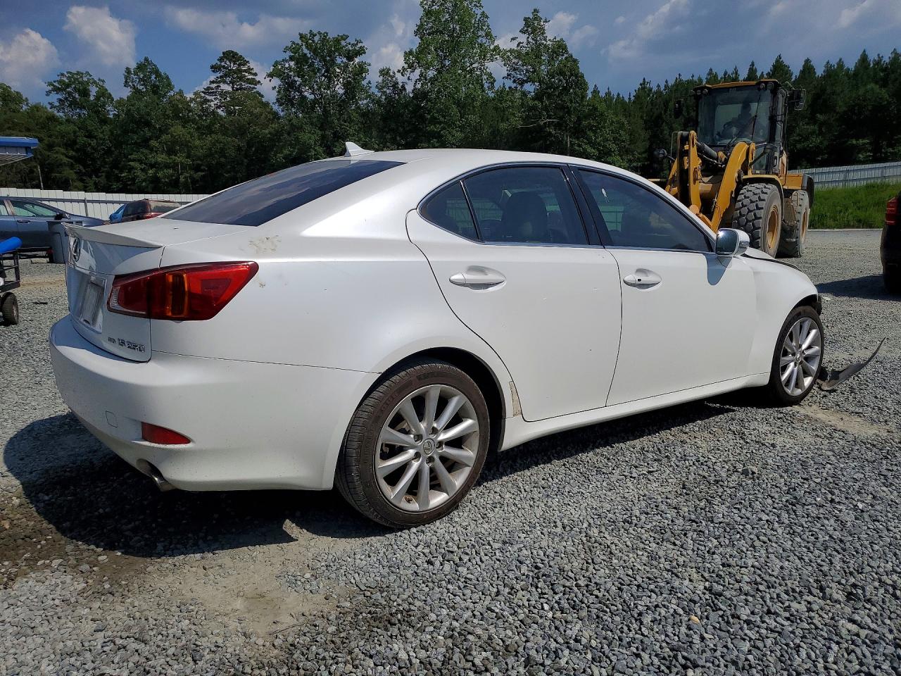 2009 Lexus Is 250 White vin: JTHCK262692031328