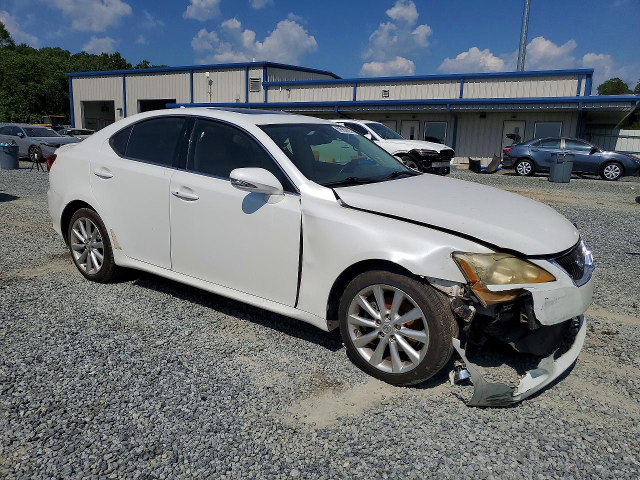 2009 Lexus Is 250 White vin: JTHCK262692031328