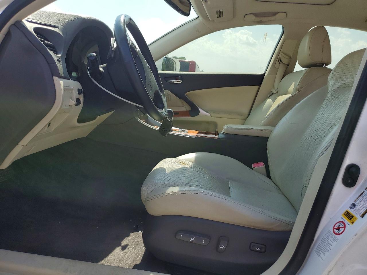 2009 Lexus Is 250 White vin: JTHCK262692031328