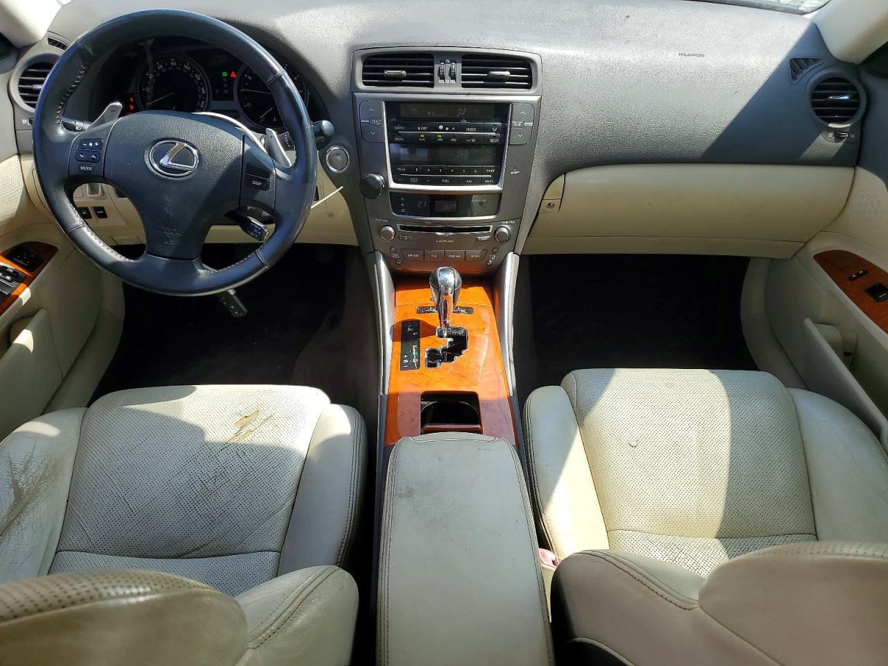 2009 Lexus Is 250 White vin: JTHCK262692031328
