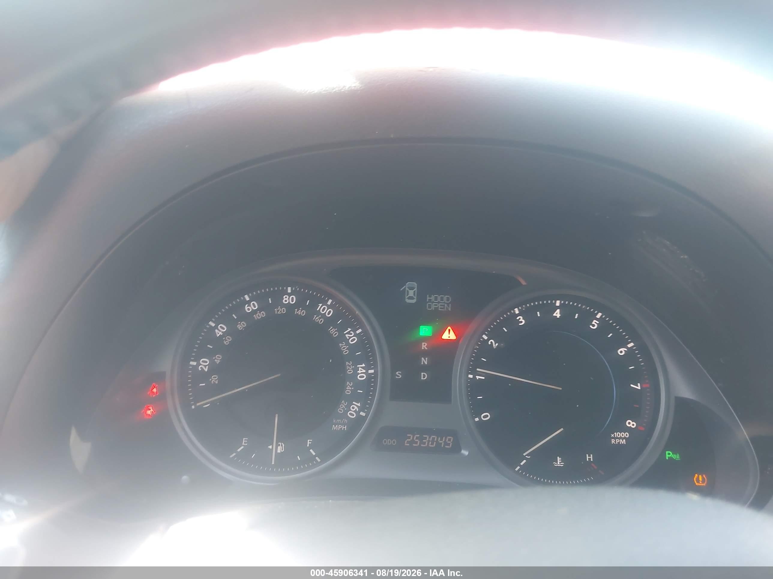 2009 Lexus Is 250   Красный vin: JTHCK262695029819
