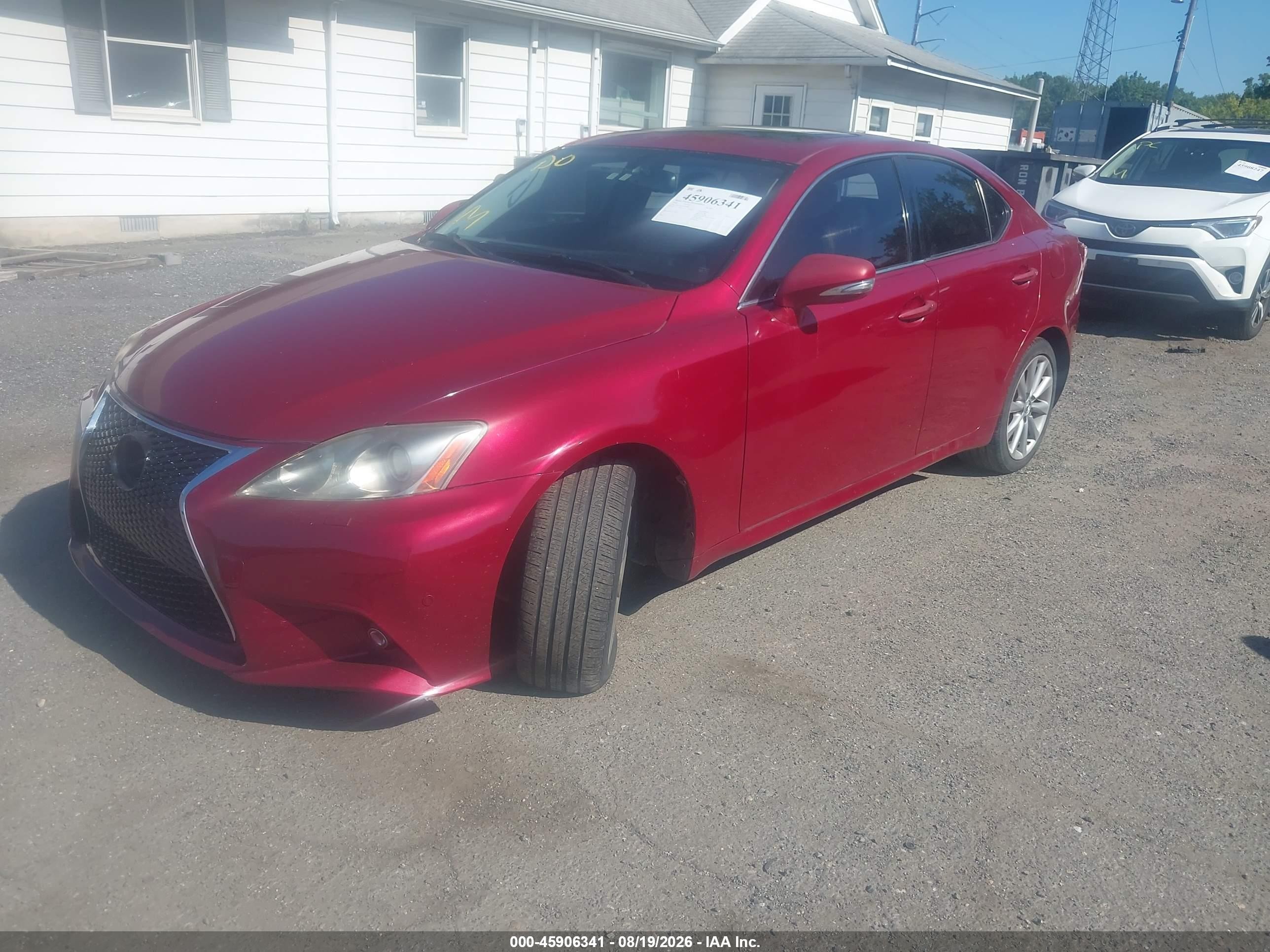 2009 Lexus Is 250   Красный vin: JTHCK262695029819