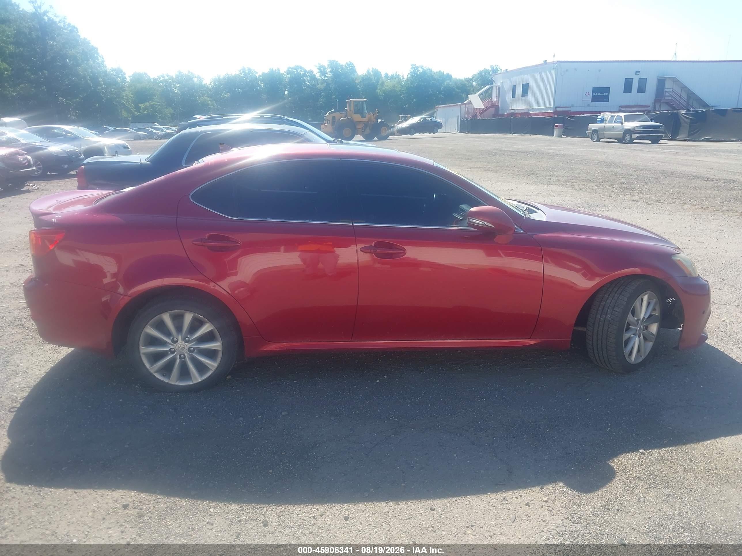 2009 Lexus Is 250   Красный vin: JTHCK262695029819