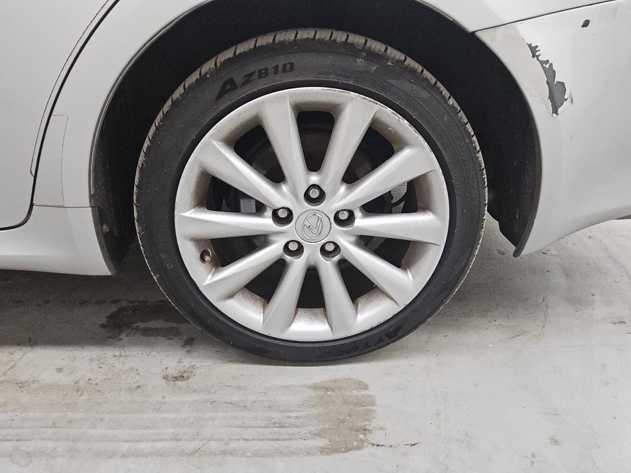 2009 Lexus Is 250 Silver vin: JTHCK262695031408 Damage: Left Rear Wheel, Curb Rash, > 12 Inches