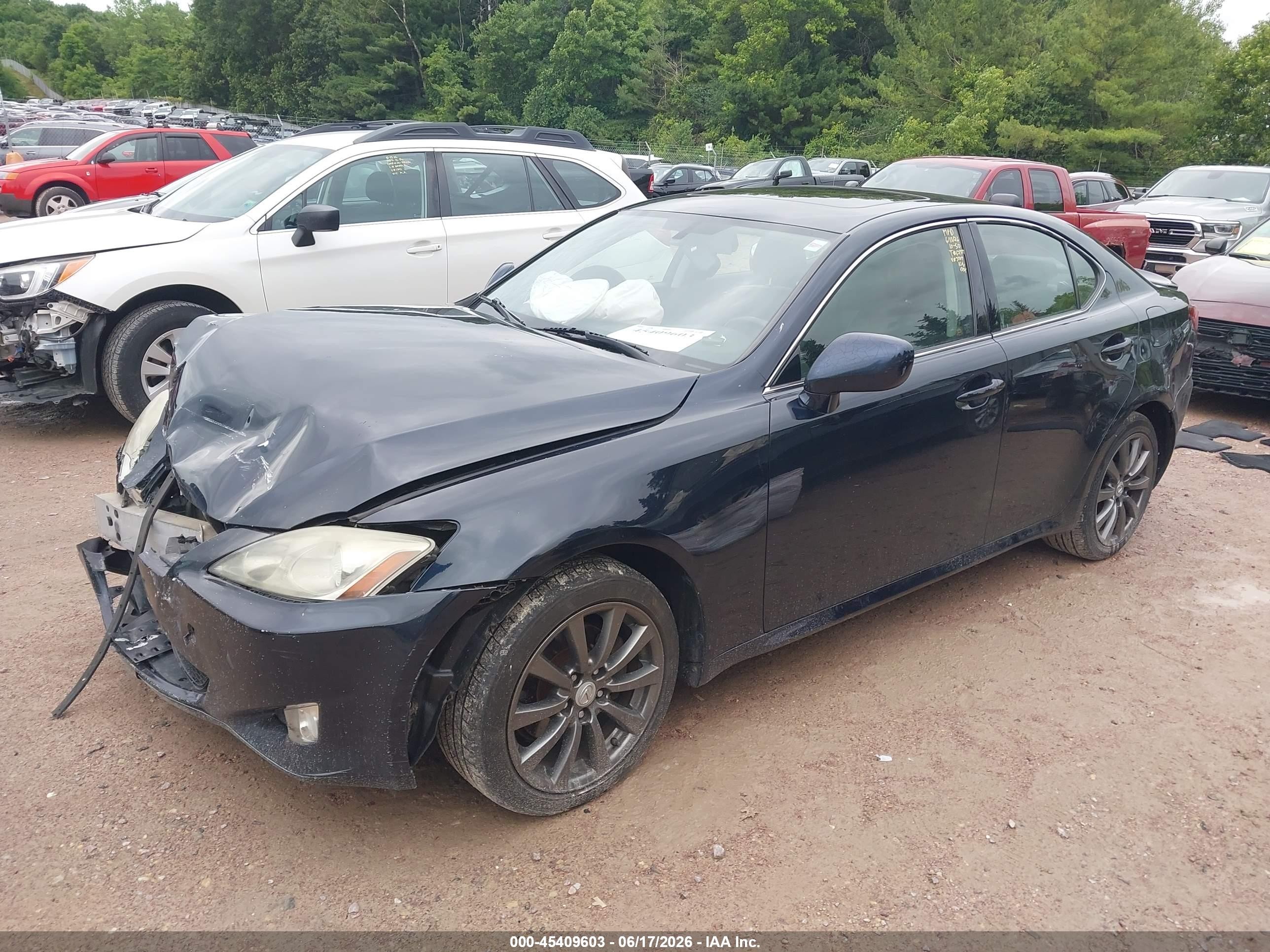2006 Lexus Is 250   Dark Blue vin: JTHCK262762003307