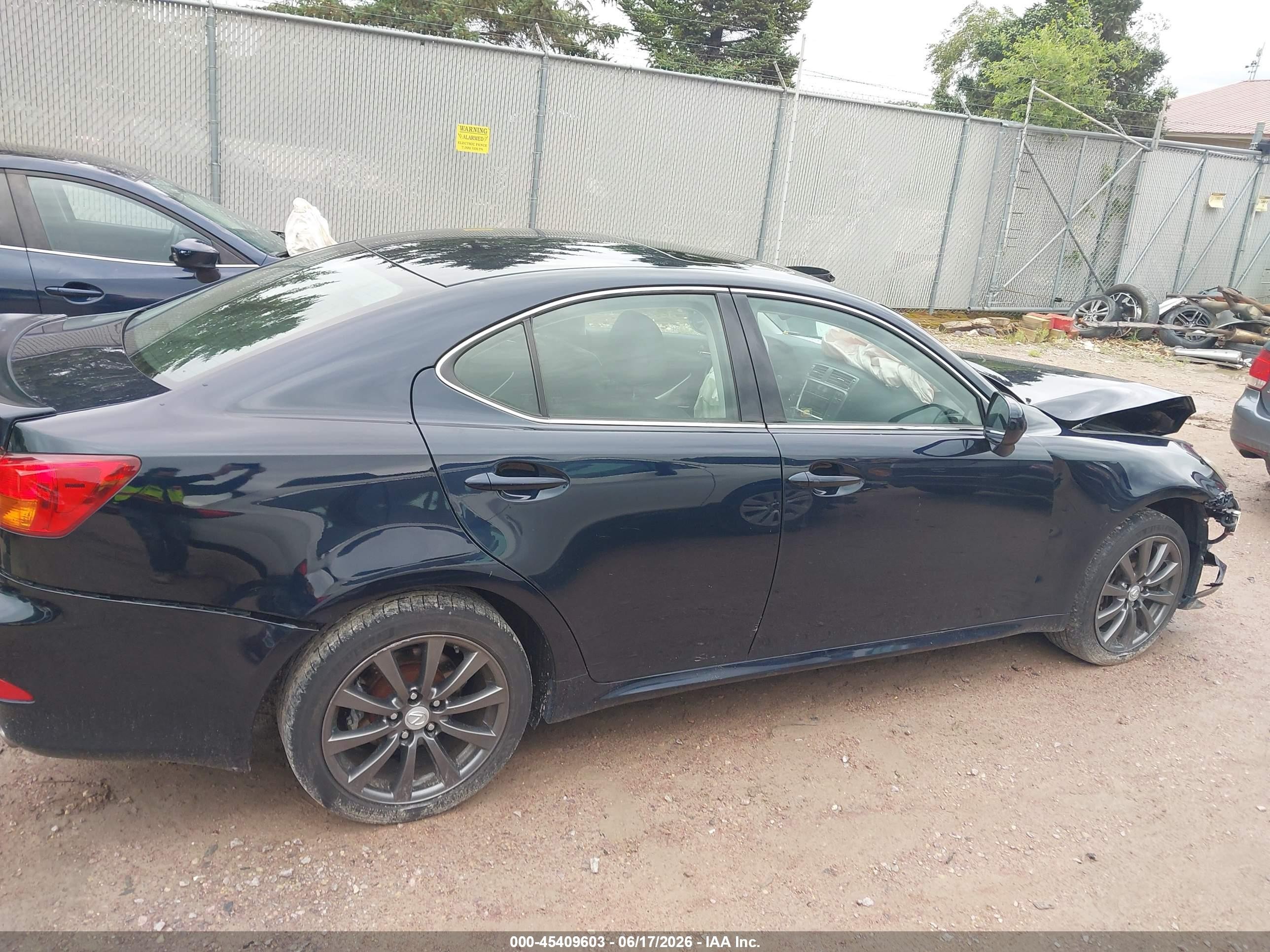 2006 Lexus Is 250   Dark Blue vin: JTHCK262762003307