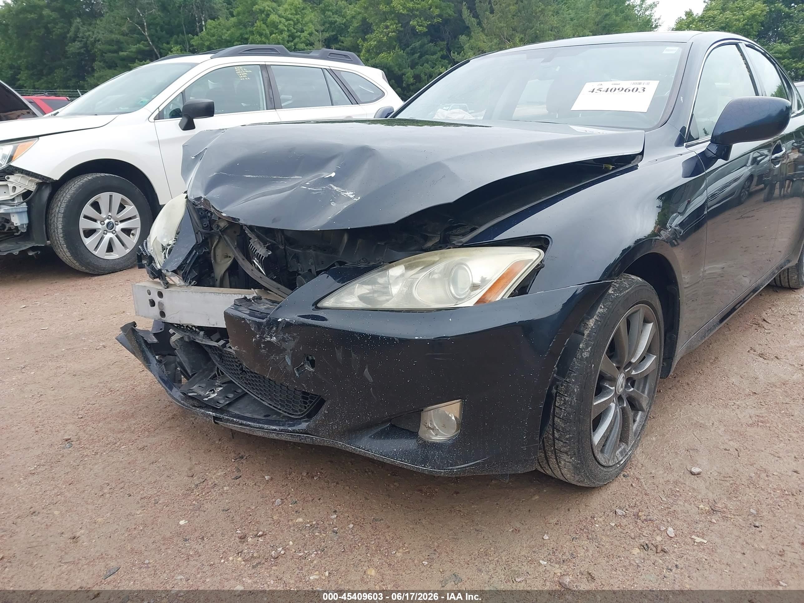 2006 Lexus Is 250   Dark Blue vin: JTHCK262762003307