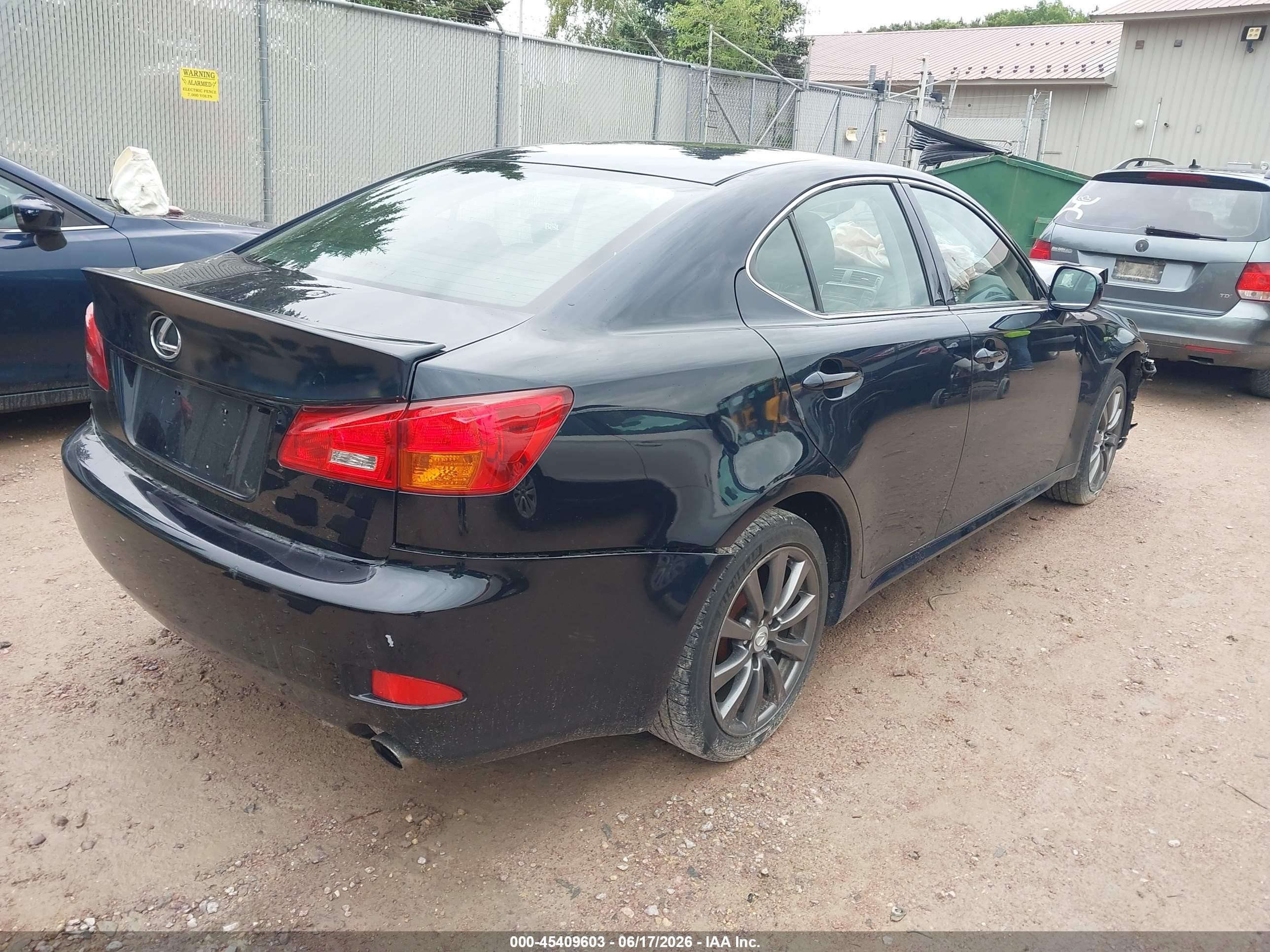 2006 Lexus Is 250   Dark Blue vin: JTHCK262762003307