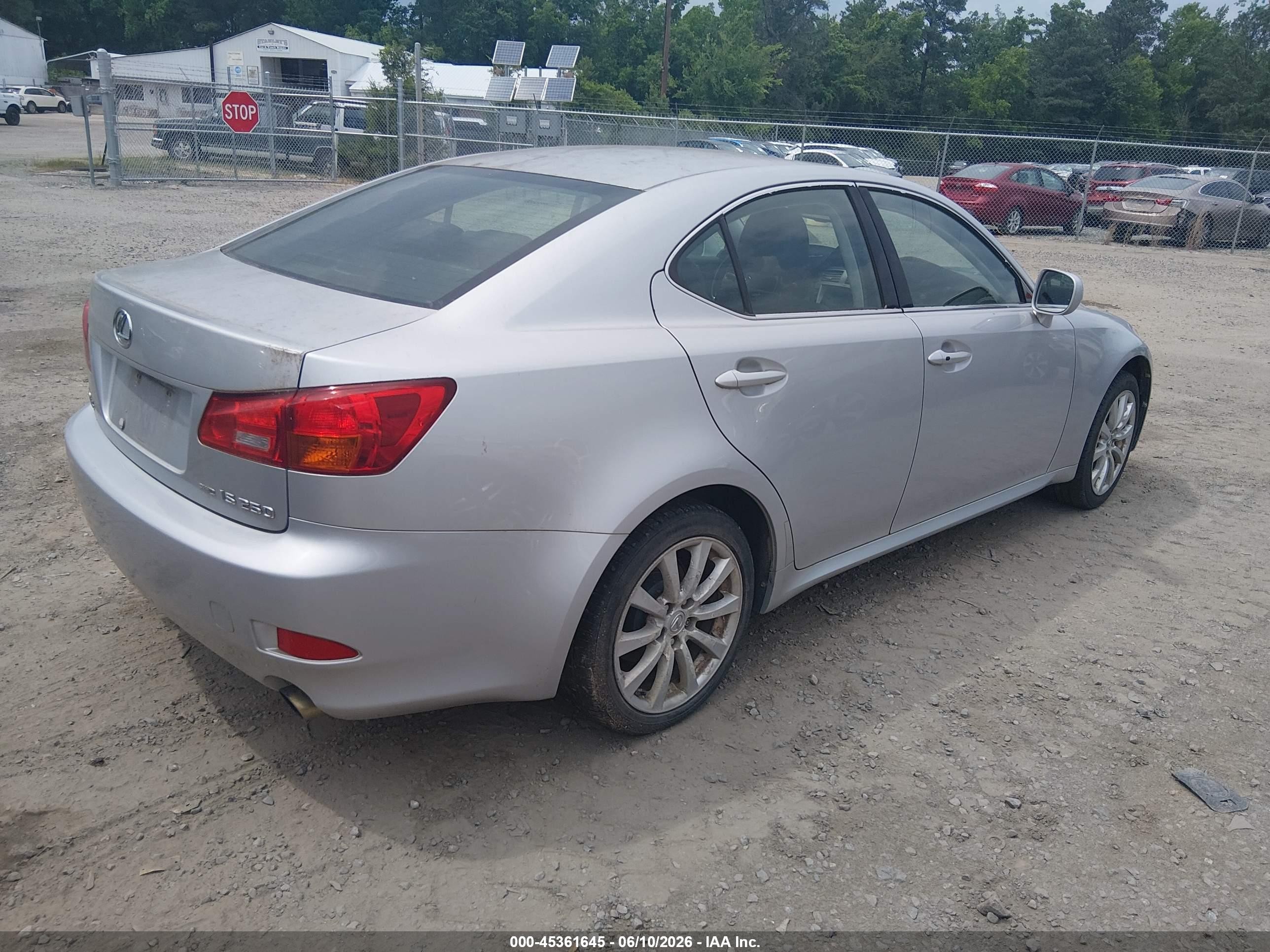 2006 Lexus Is 250   Серебряный vin: JTHCK262762004537