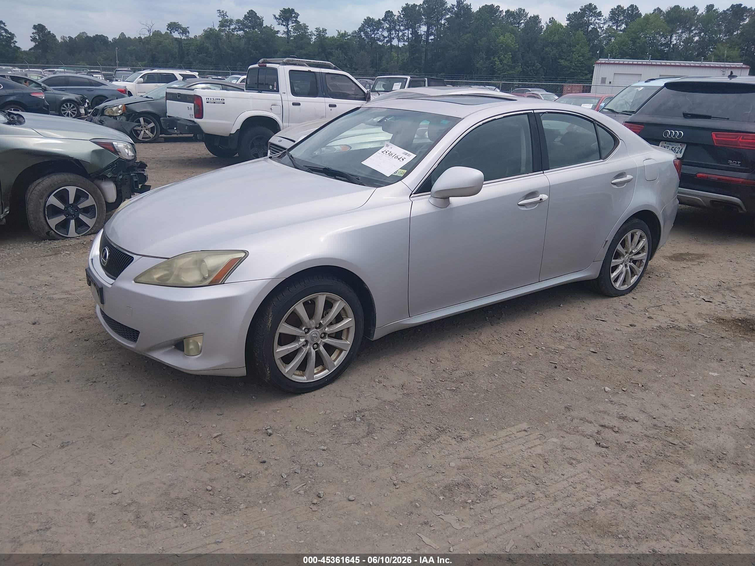 2006 Lexus Is 250   Серебряный vin: JTHCK262762004537