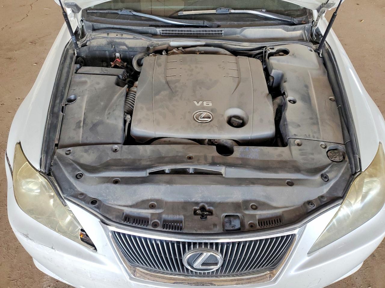 2006 Lexus Is 250 White vin: JTHCK262765000230