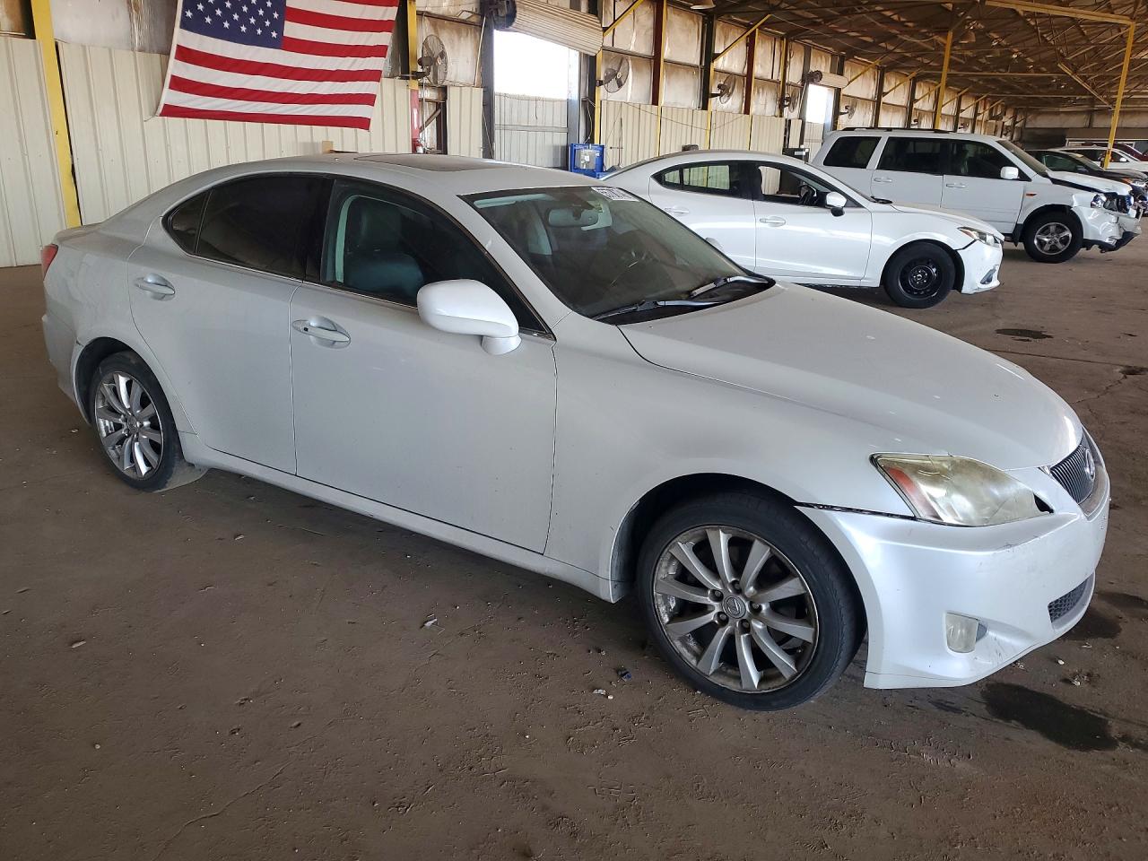 2006 Lexus Is 250 White vin: JTHCK262765000230