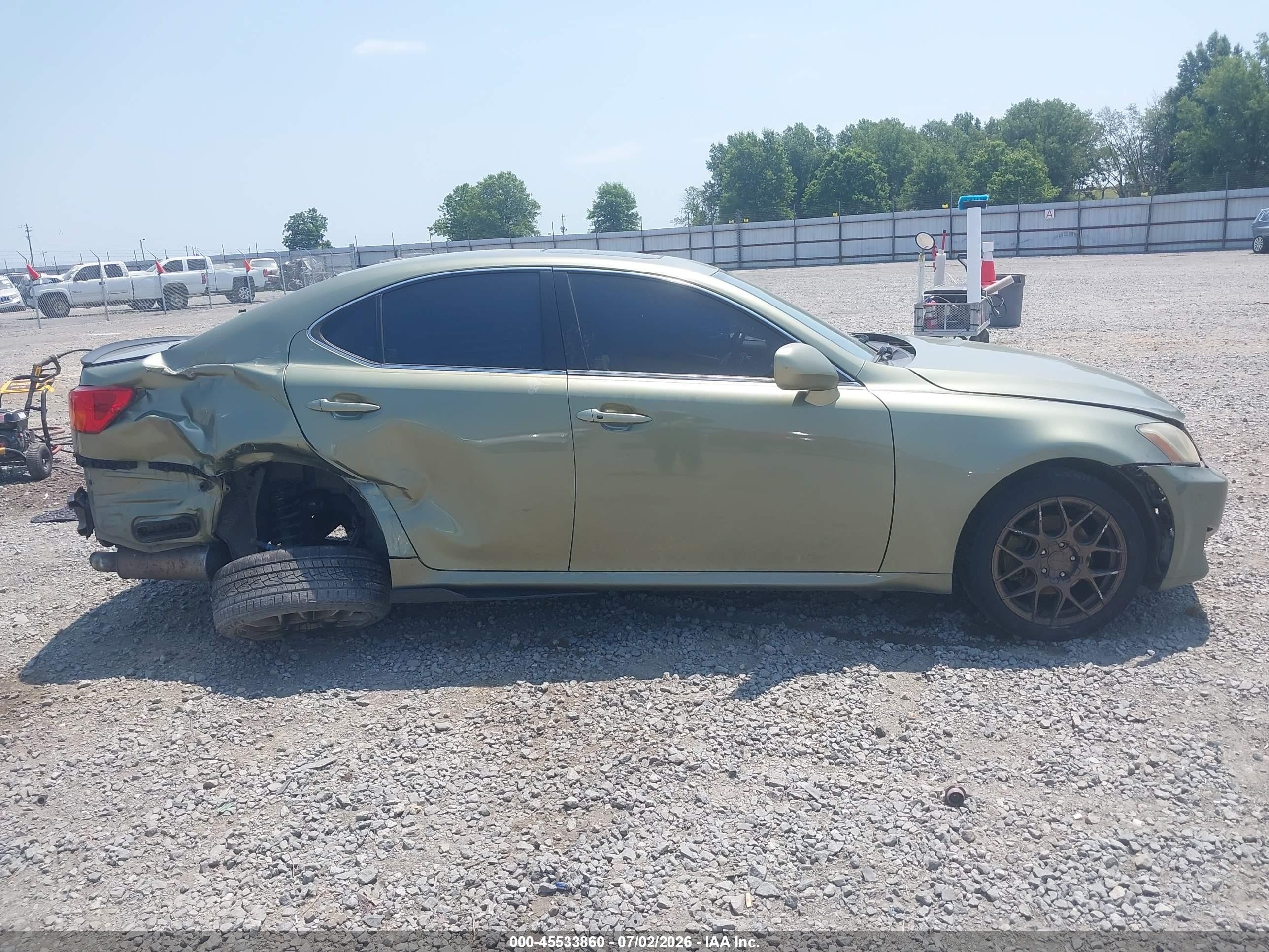 2007 Lexus Is 250   Green vin: JTHCK262772011196