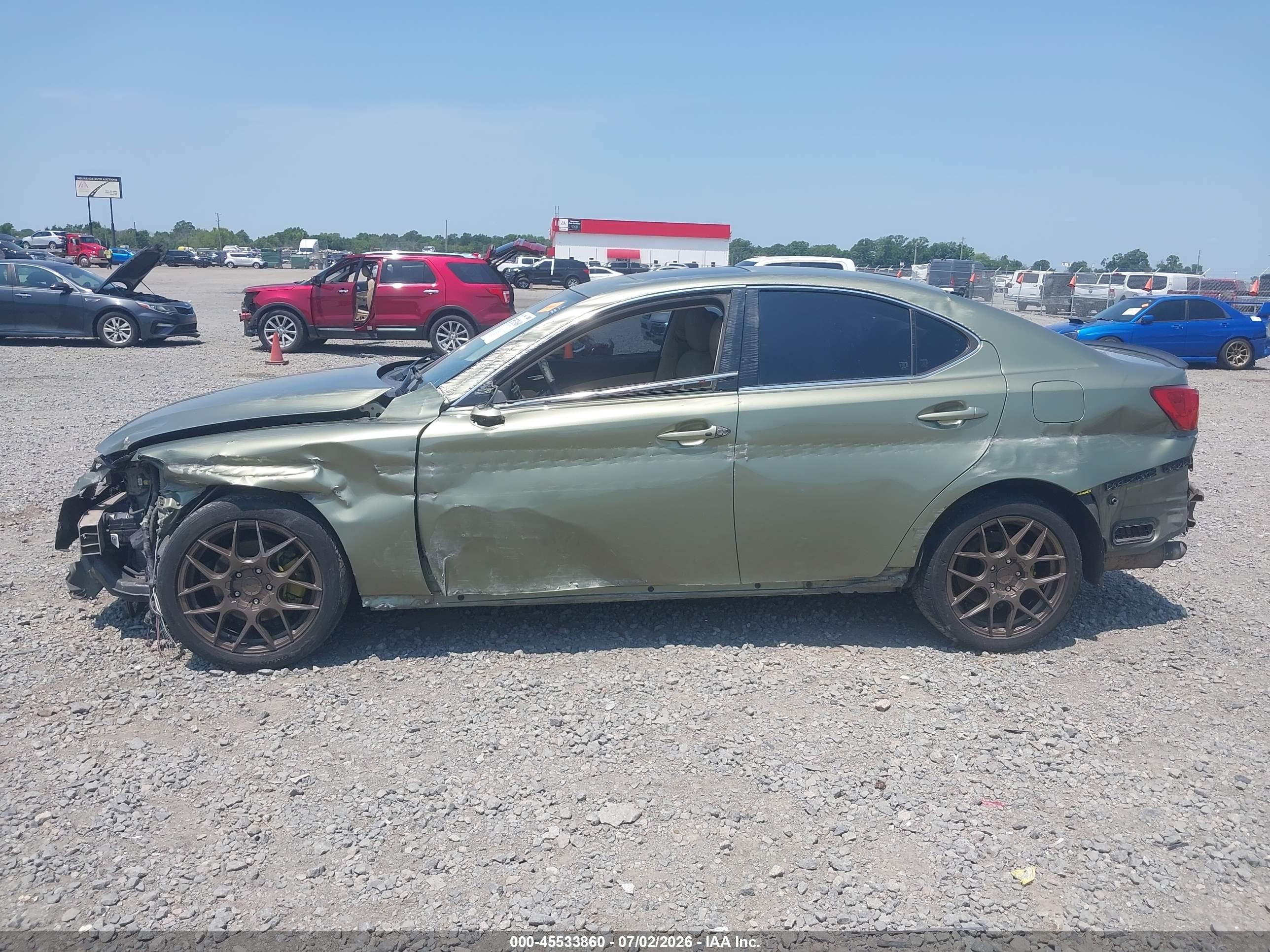 2007 Lexus Is 250   Green vin: JTHCK262772011196