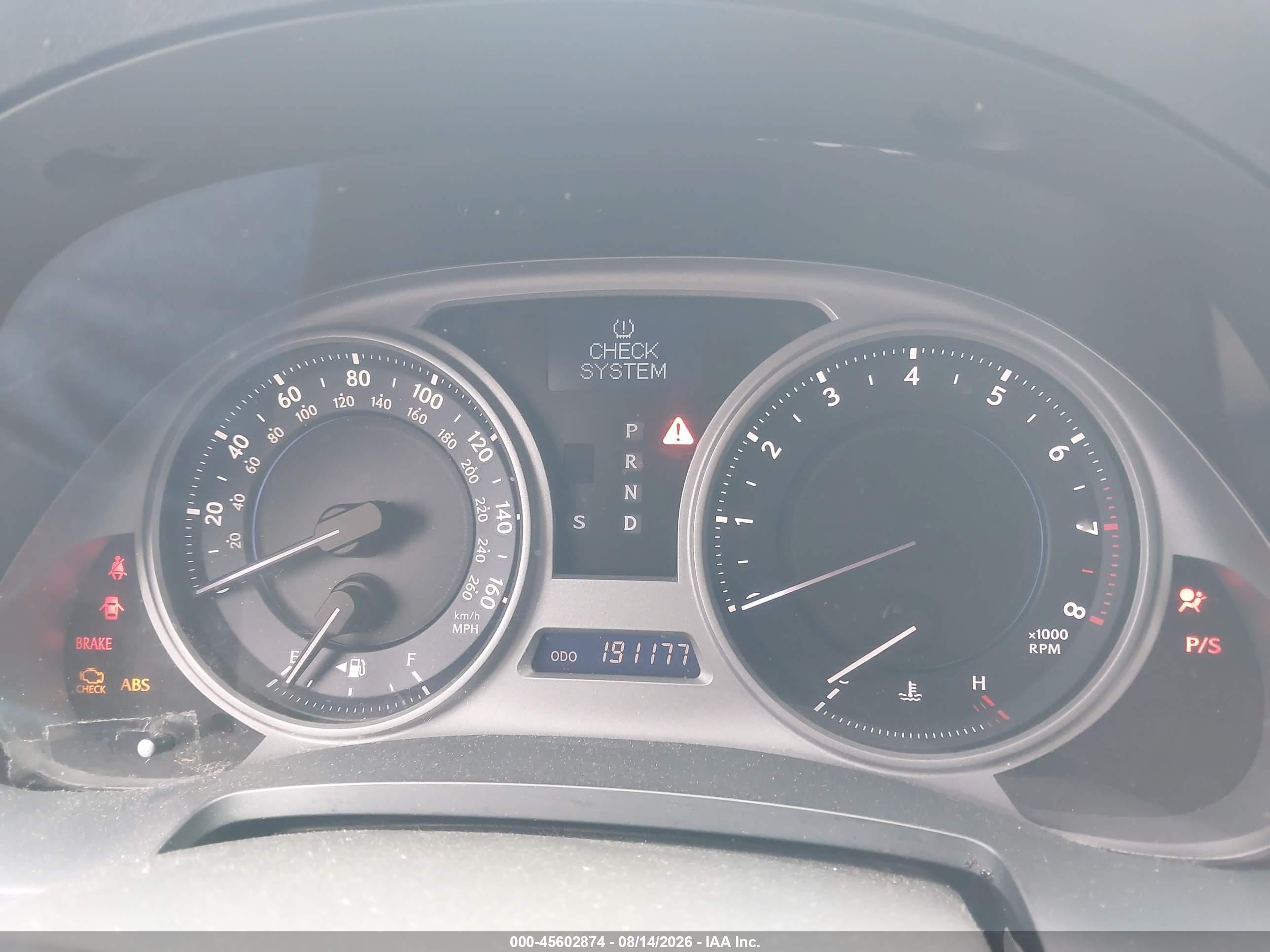 2007 Lexus Is 250   Silver vin: JTHCK262775012735