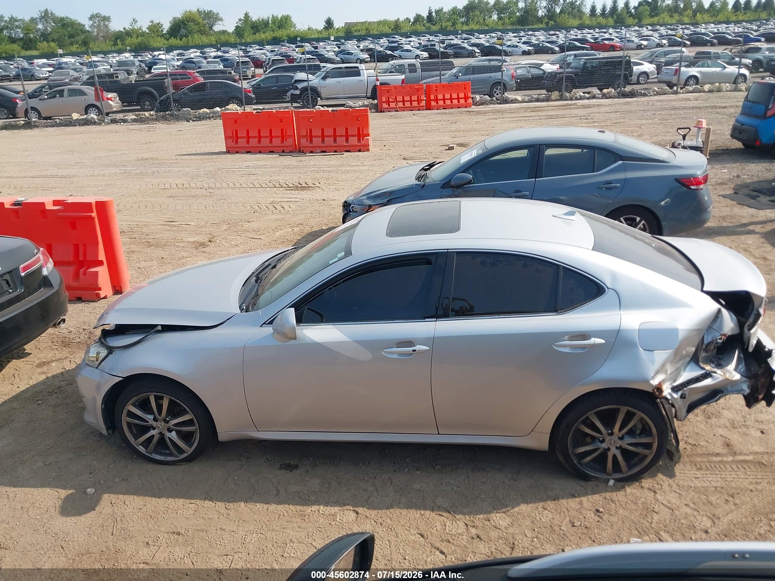 2007 Lexus Is 250   Silver vin: JTHCK262775012735