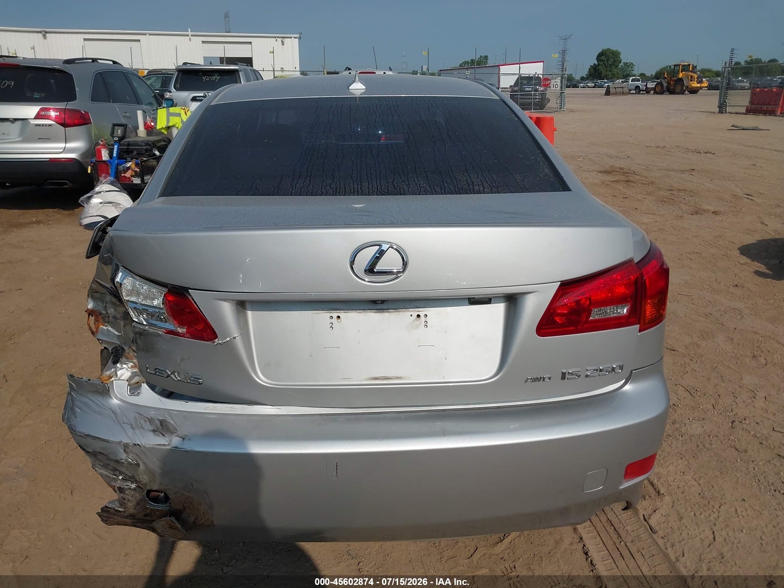 2007 Lexus Is 250   Silver vin: JTHCK262775012735