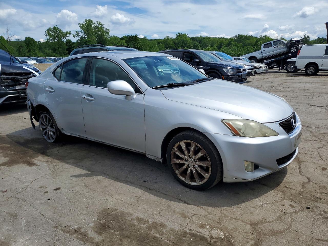 2008 Lexus Is 250 Silver vin: JTHCK262782021910