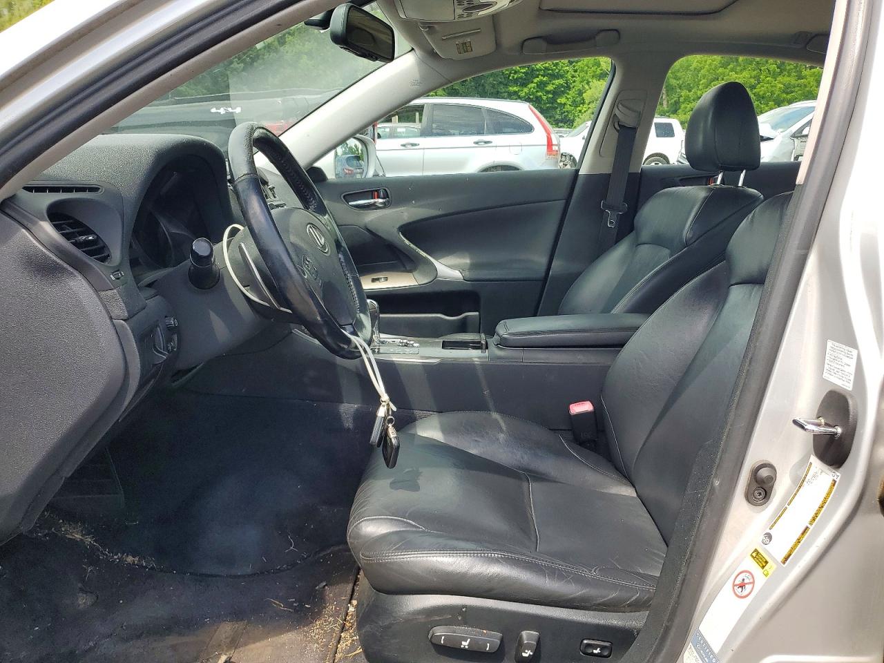 2008 Lexus Is 250 Silver vin: JTHCK262782021910