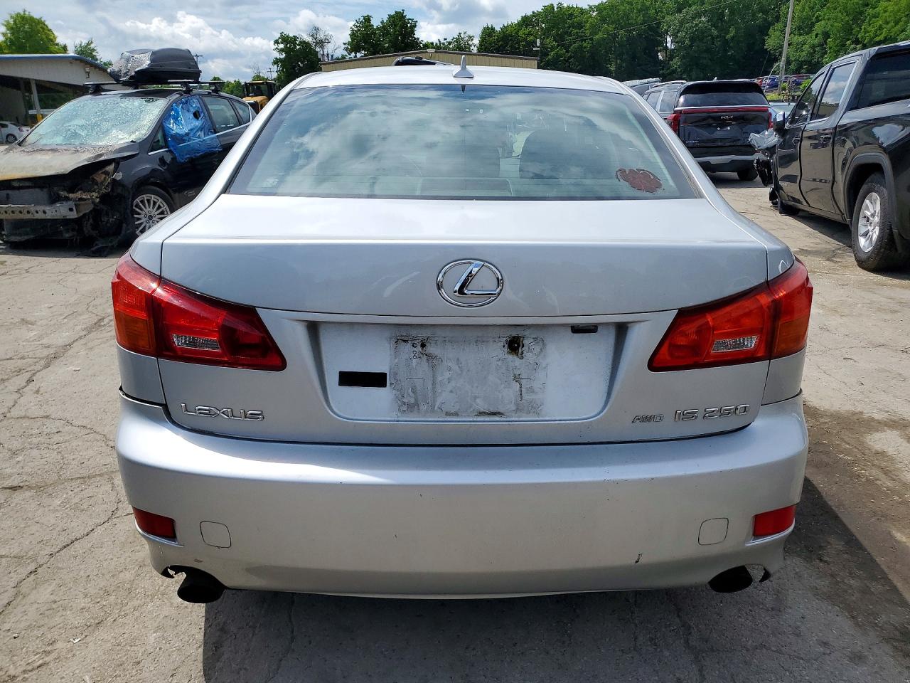 2008 Lexus Is 250 Silver vin: JTHCK262782021910
