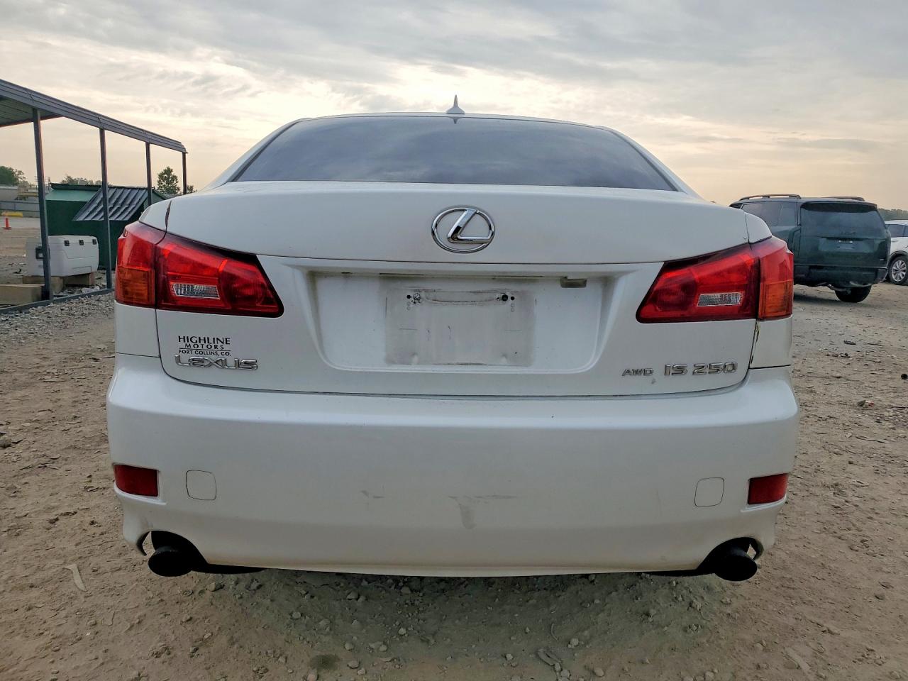 2008 Lexus Is 250 White vin: JTHCK262785017080