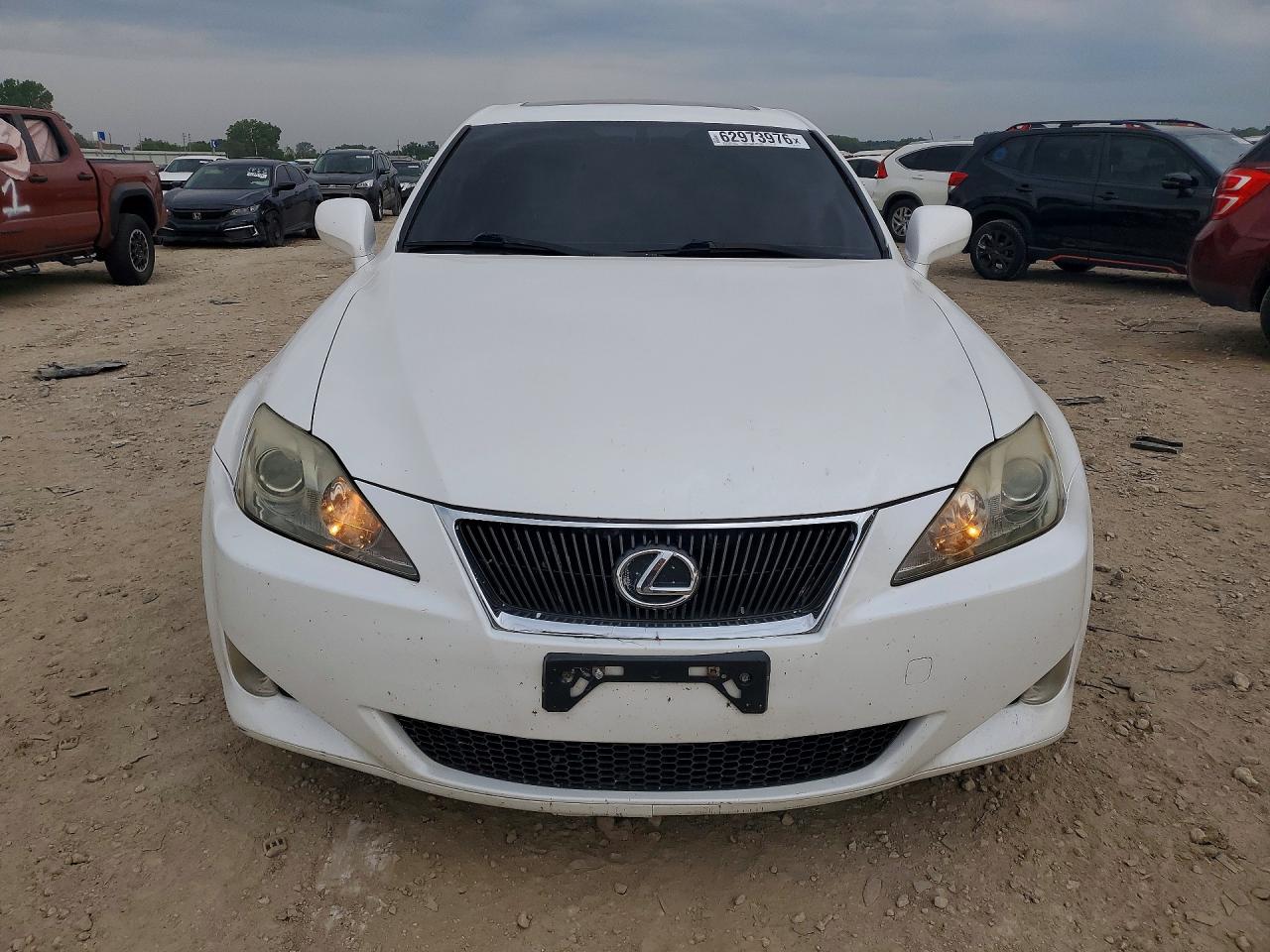 2008 Lexus Is 250 White vin: JTHCK262785017080