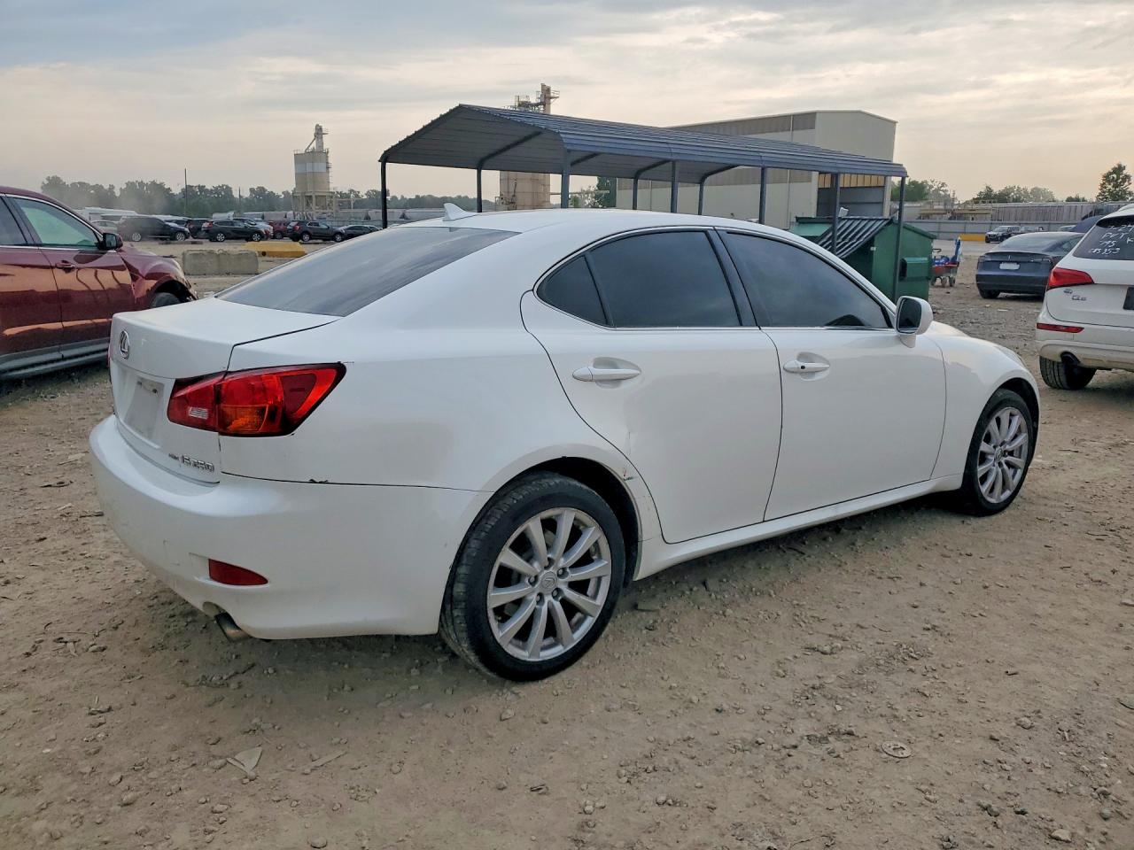 2008 Lexus Is 250 White vin: JTHCK262785017080