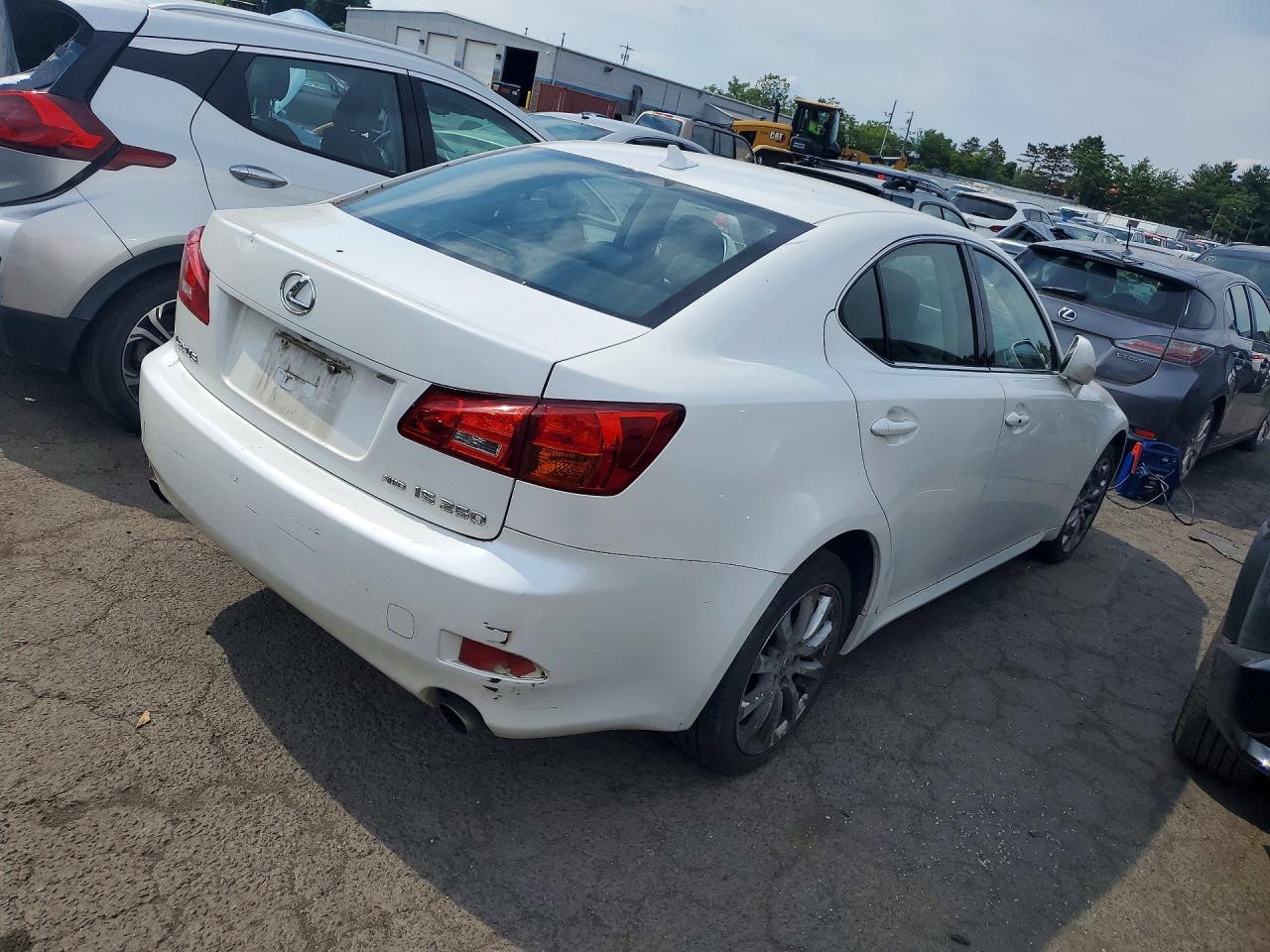 2008 Lexus Is 250 White vin: JTHCK262785017693