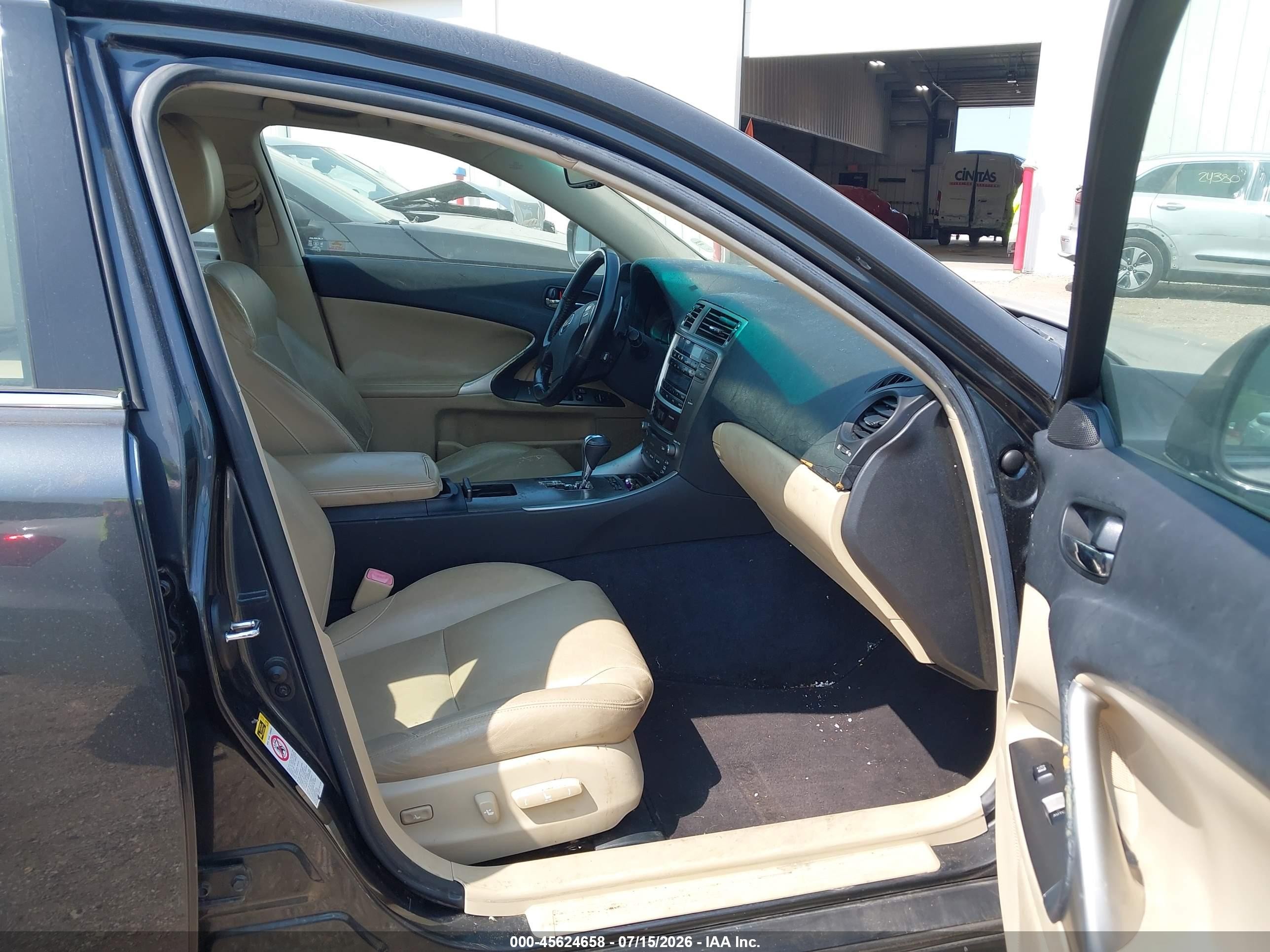 2008 Lexus Is 250   Black vin: JTHCK262785018777