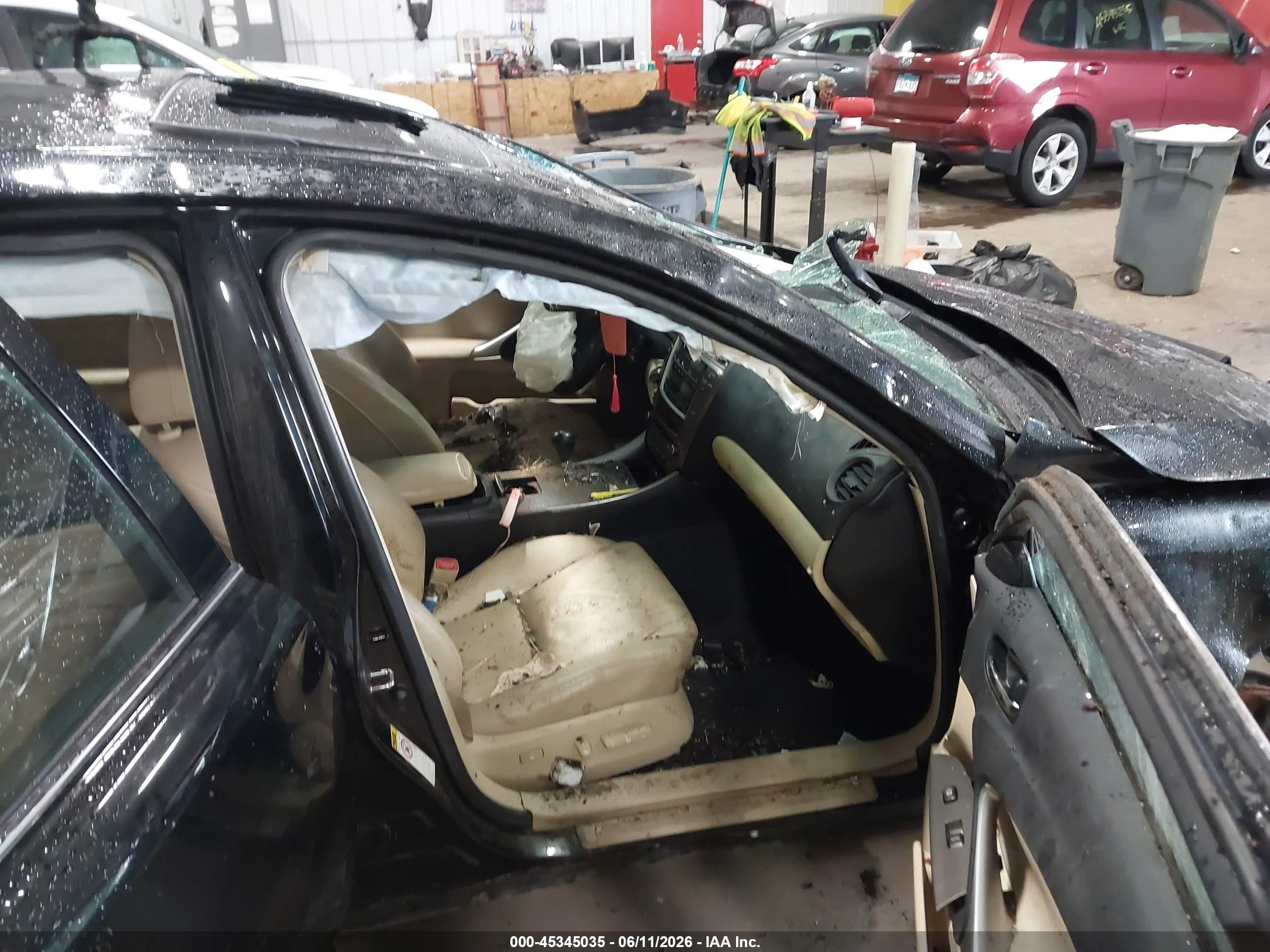 2008 Lexus Is 250   Black vin: JTHCK262785022263
