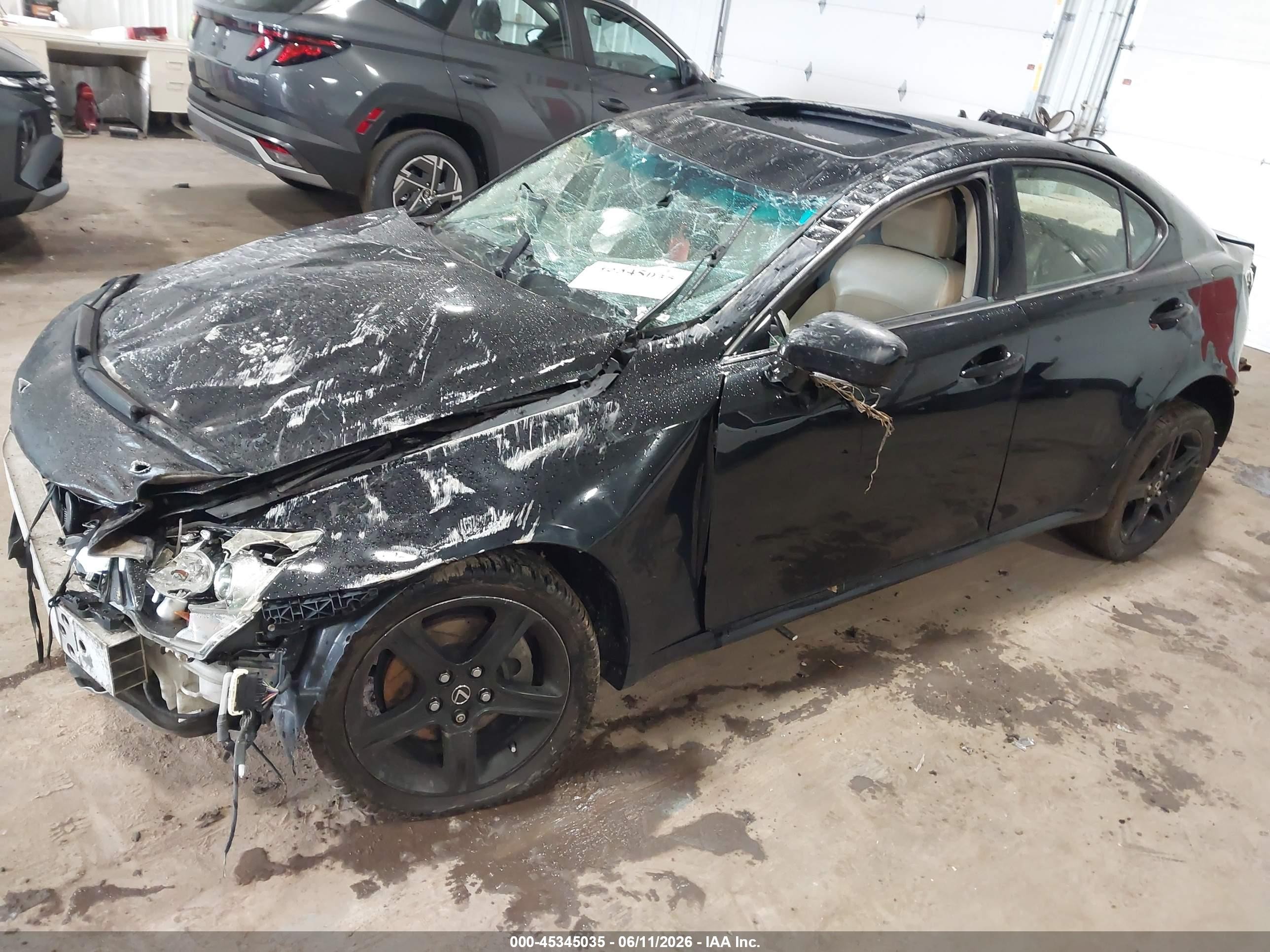 2008 Lexus Is 250   Black vin: JTHCK262785022263