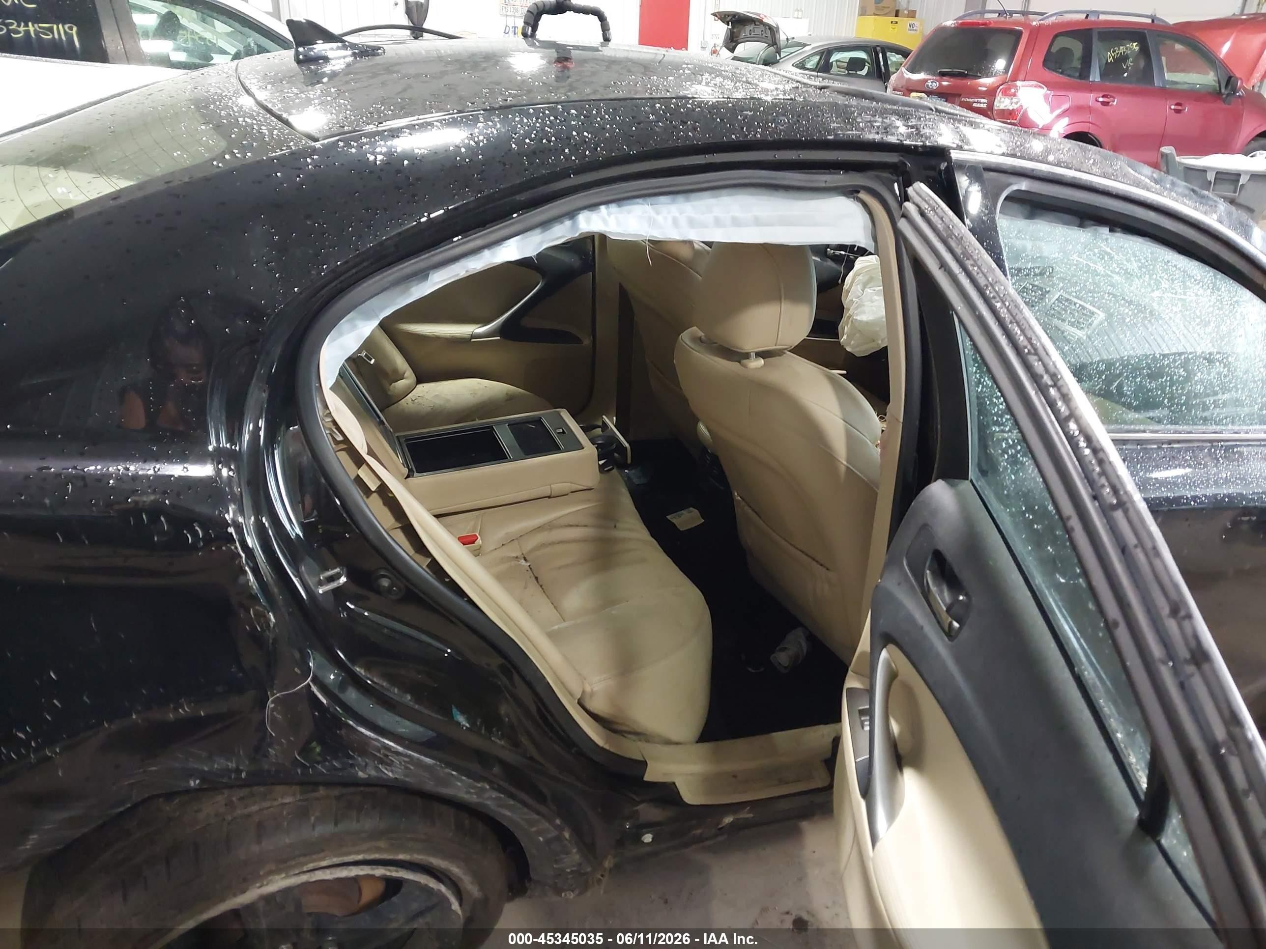 2008 Lexus Is 250   Black vin: JTHCK262785022263