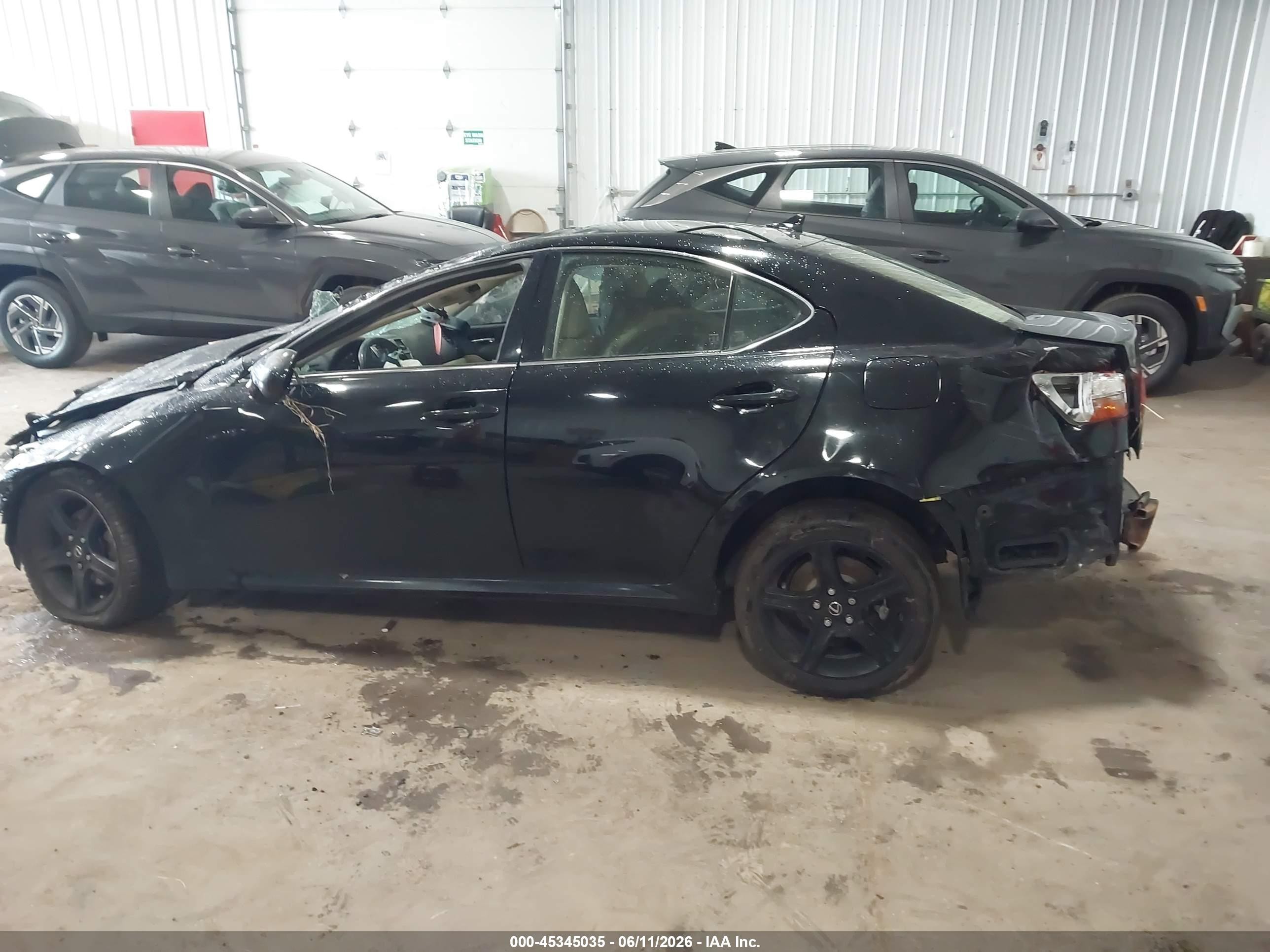 2008 Lexus Is 250   Black vin: JTHCK262785022263