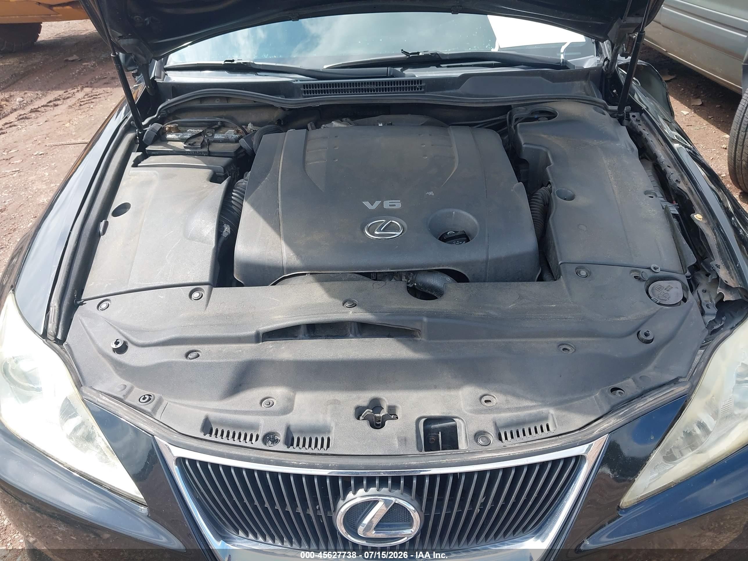 2008 Lexus Is 250   Черный vin: JTHCK262785025986