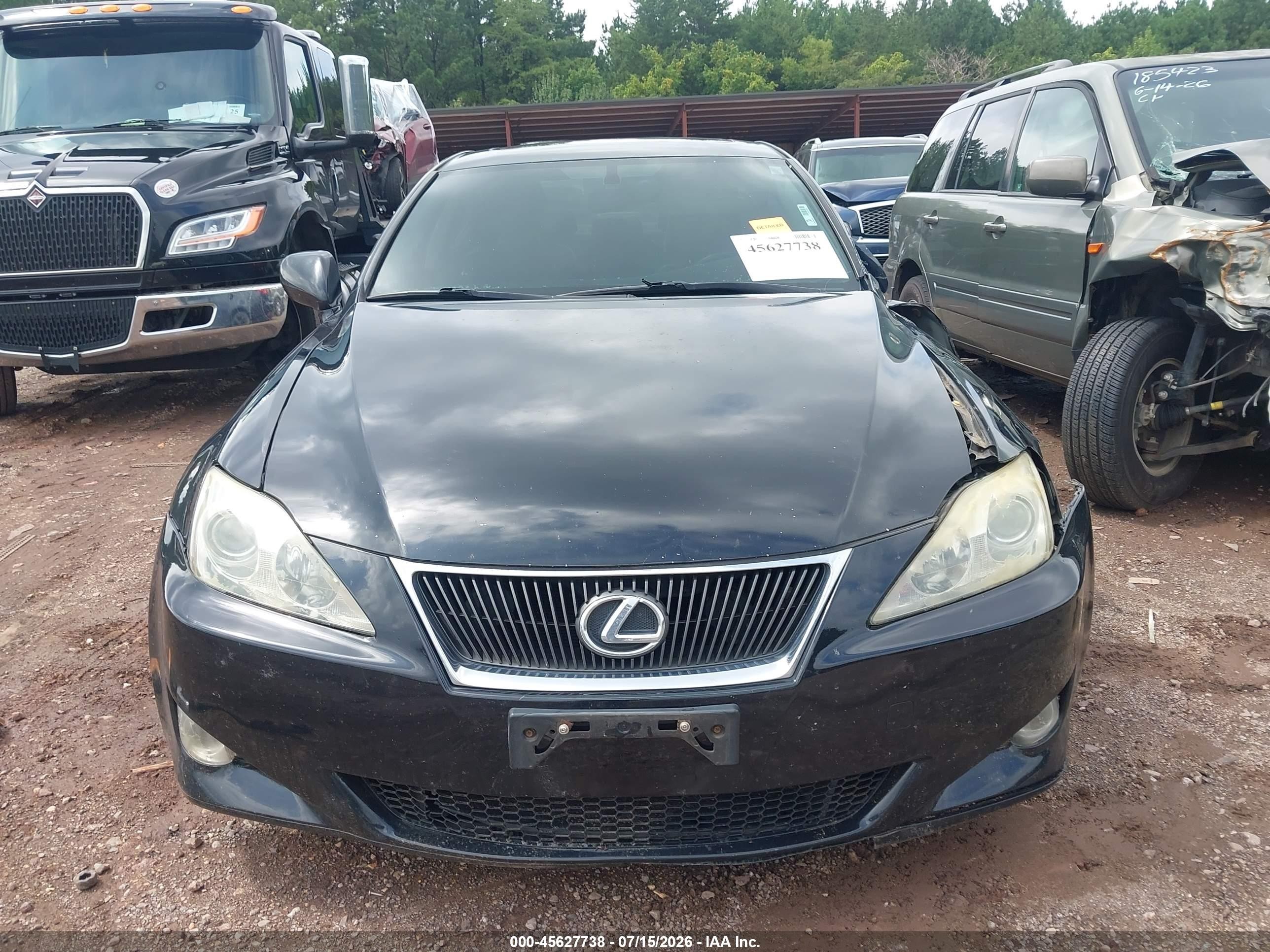2008 Lexus Is 250   Черный vin: JTHCK262785025986