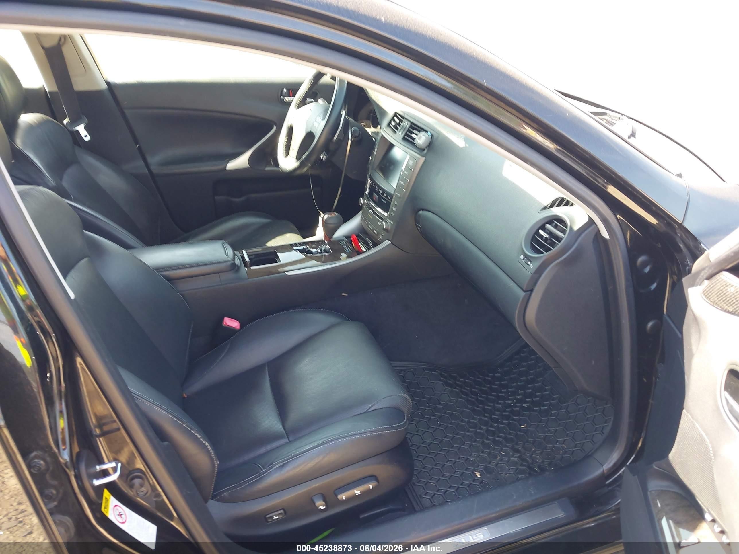 2009 Lexus Is 250   Black vin: JTHCK262792028017