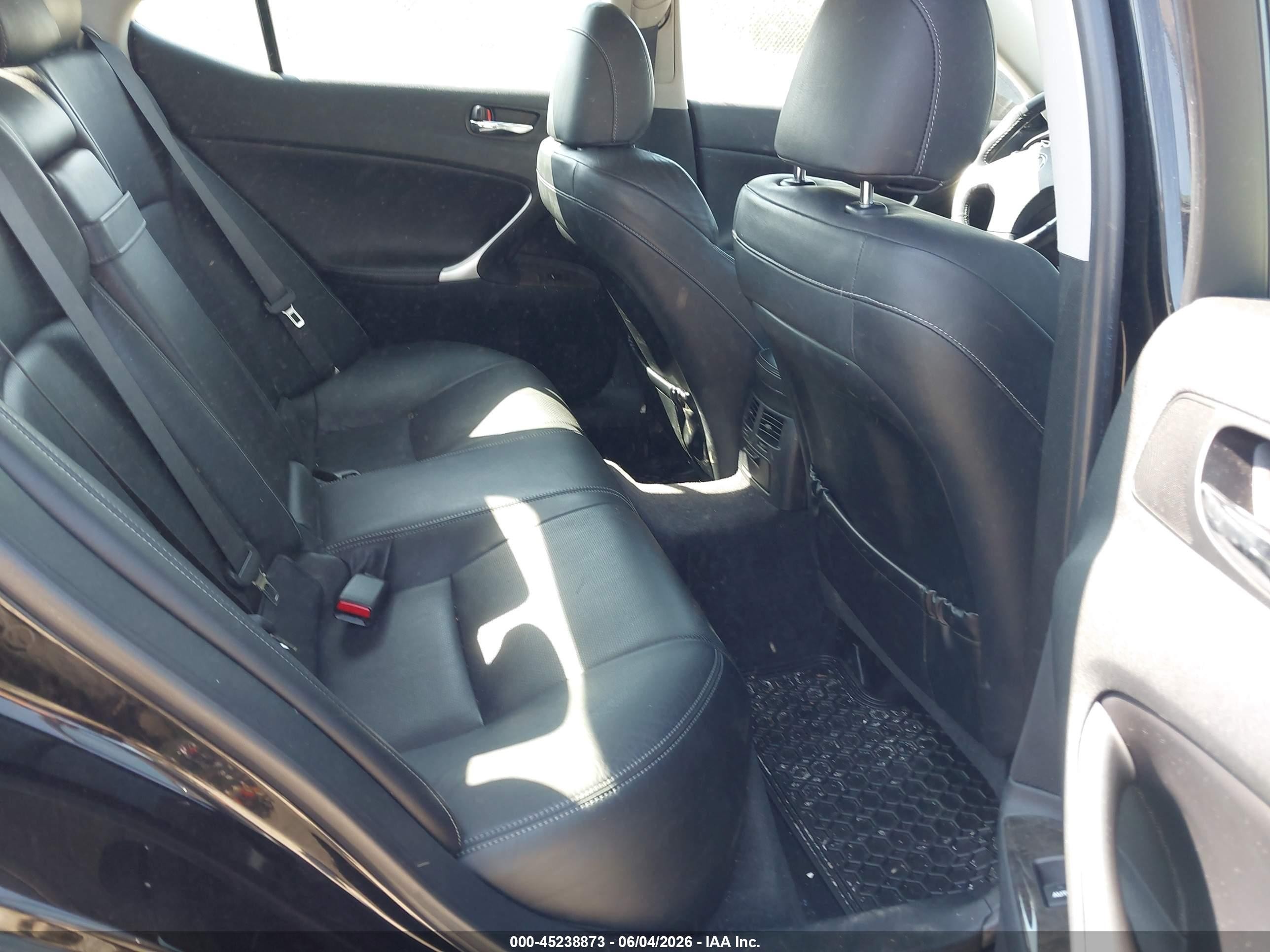 2009 Lexus Is 250   Black vin: JTHCK262792028017