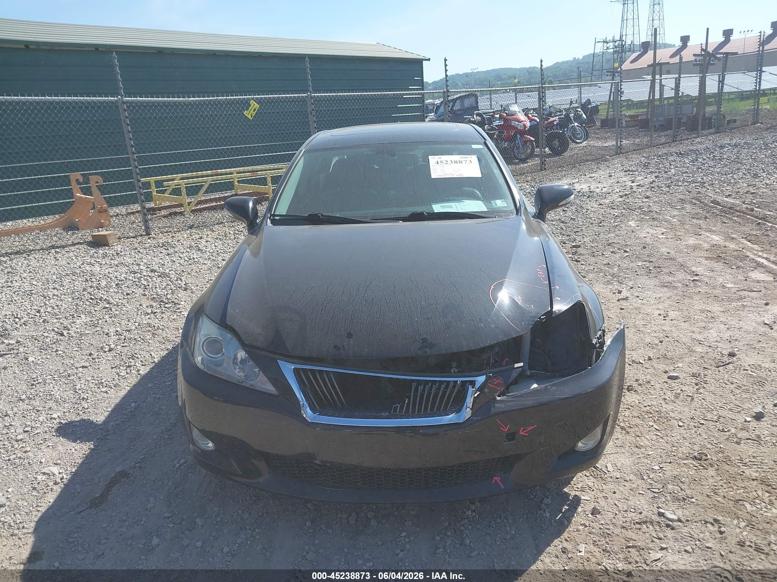 2009 Lexus Is 250   Black vin: JTHCK262792028017
