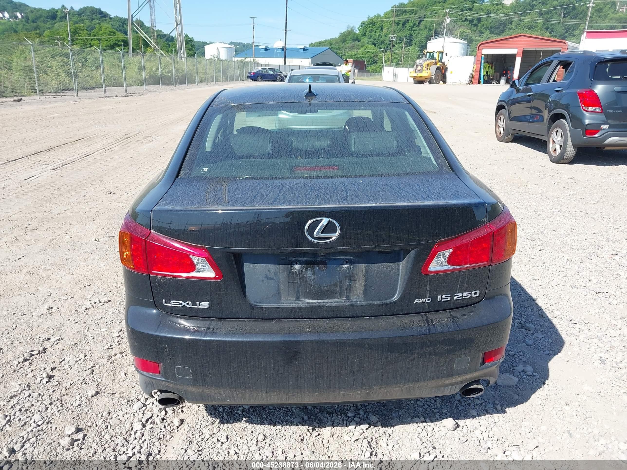 2009 Lexus Is 250   Black vin: JTHCK262792028017